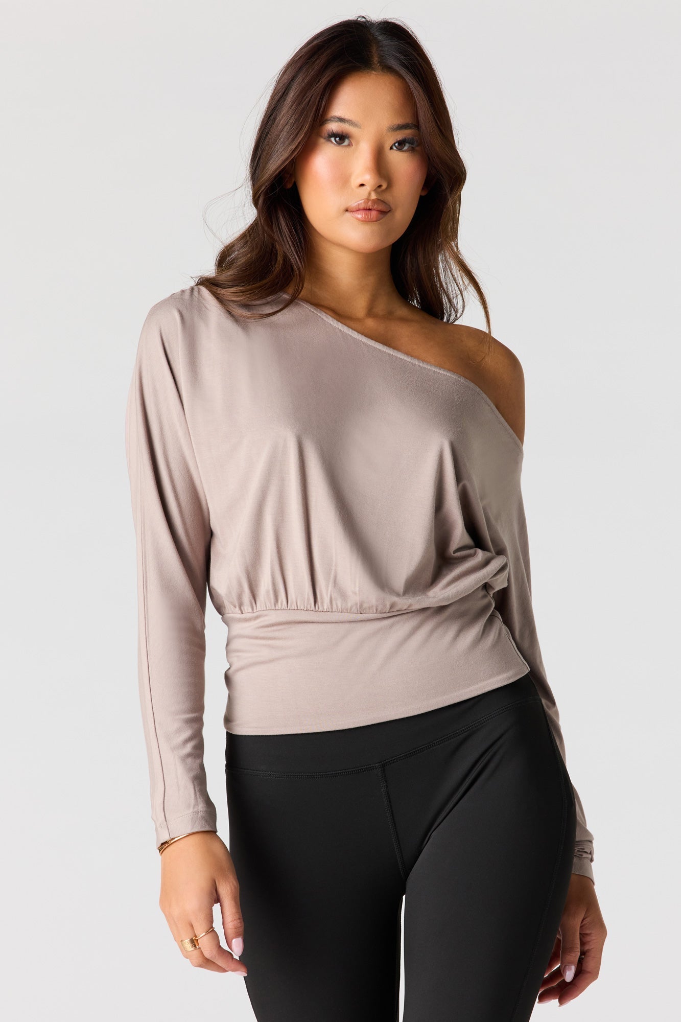 Off Shoulder Long Sleeve Top