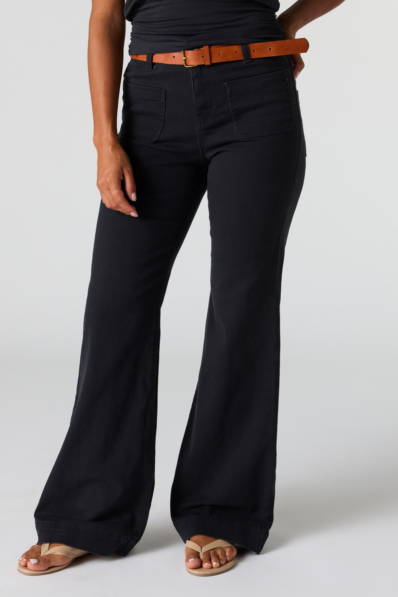 Belted Flare Pant