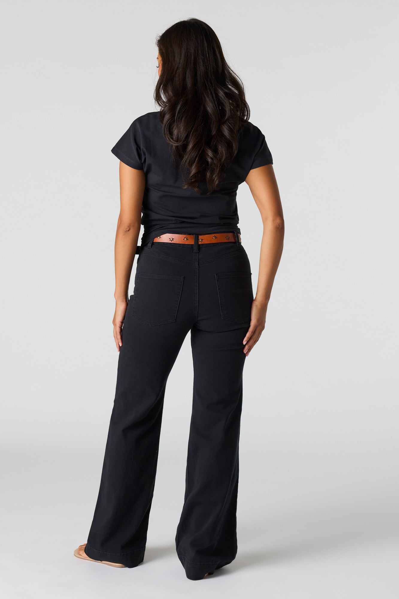 Belted Flare Pant
