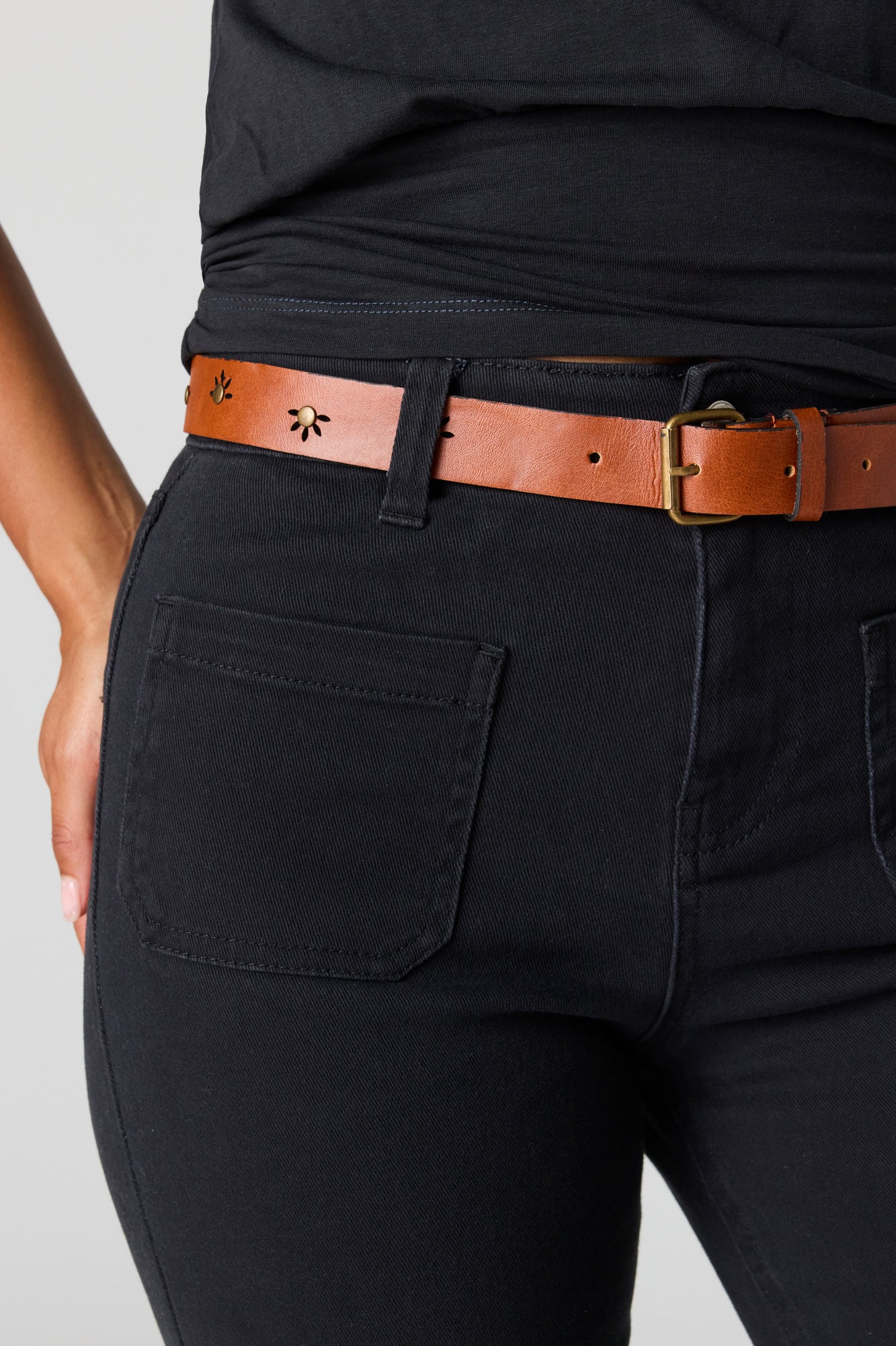 Belted Flare Pant