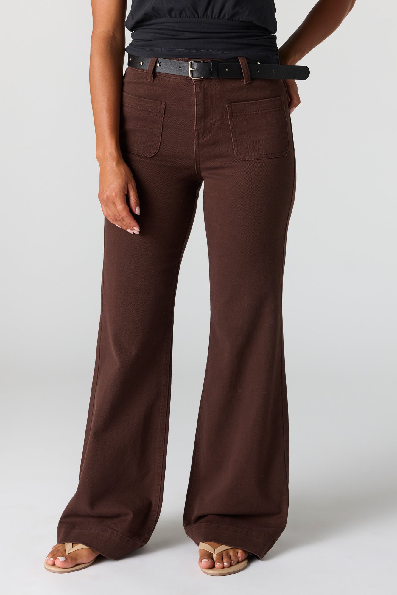 Belted Flare Pant