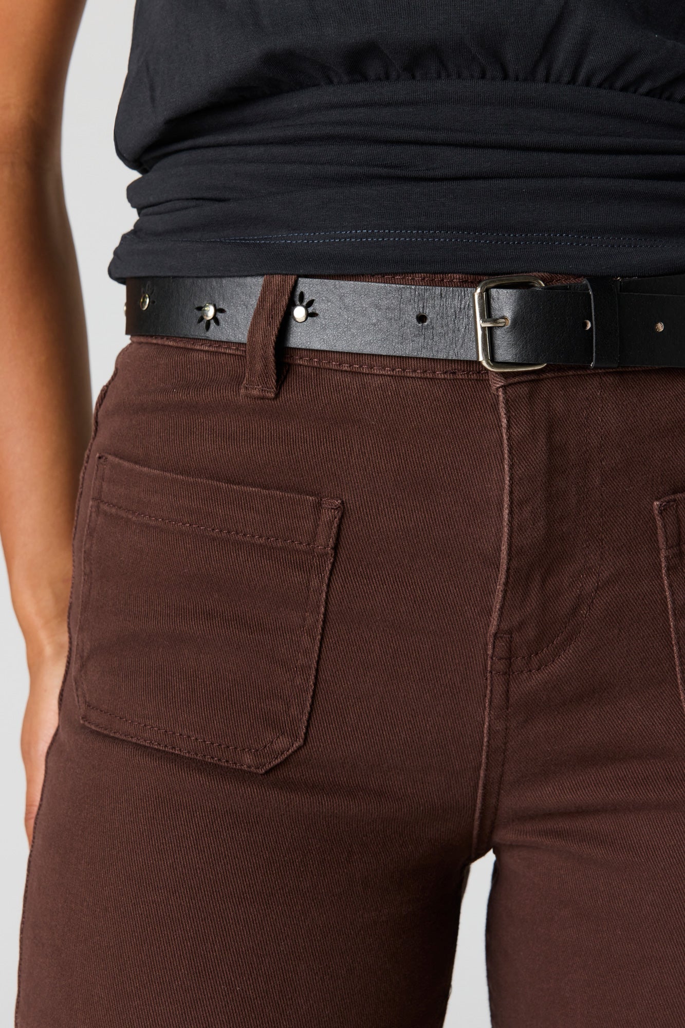 Belted Flare Pant