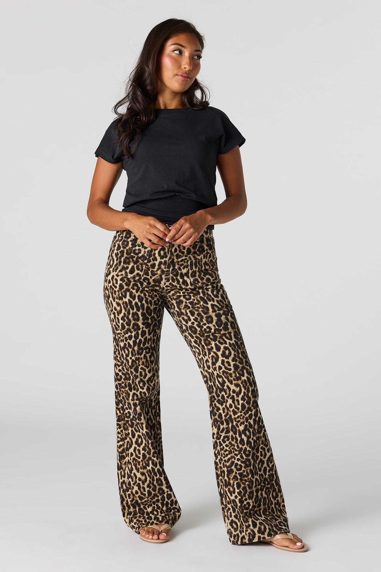 Belted Flare Pant
