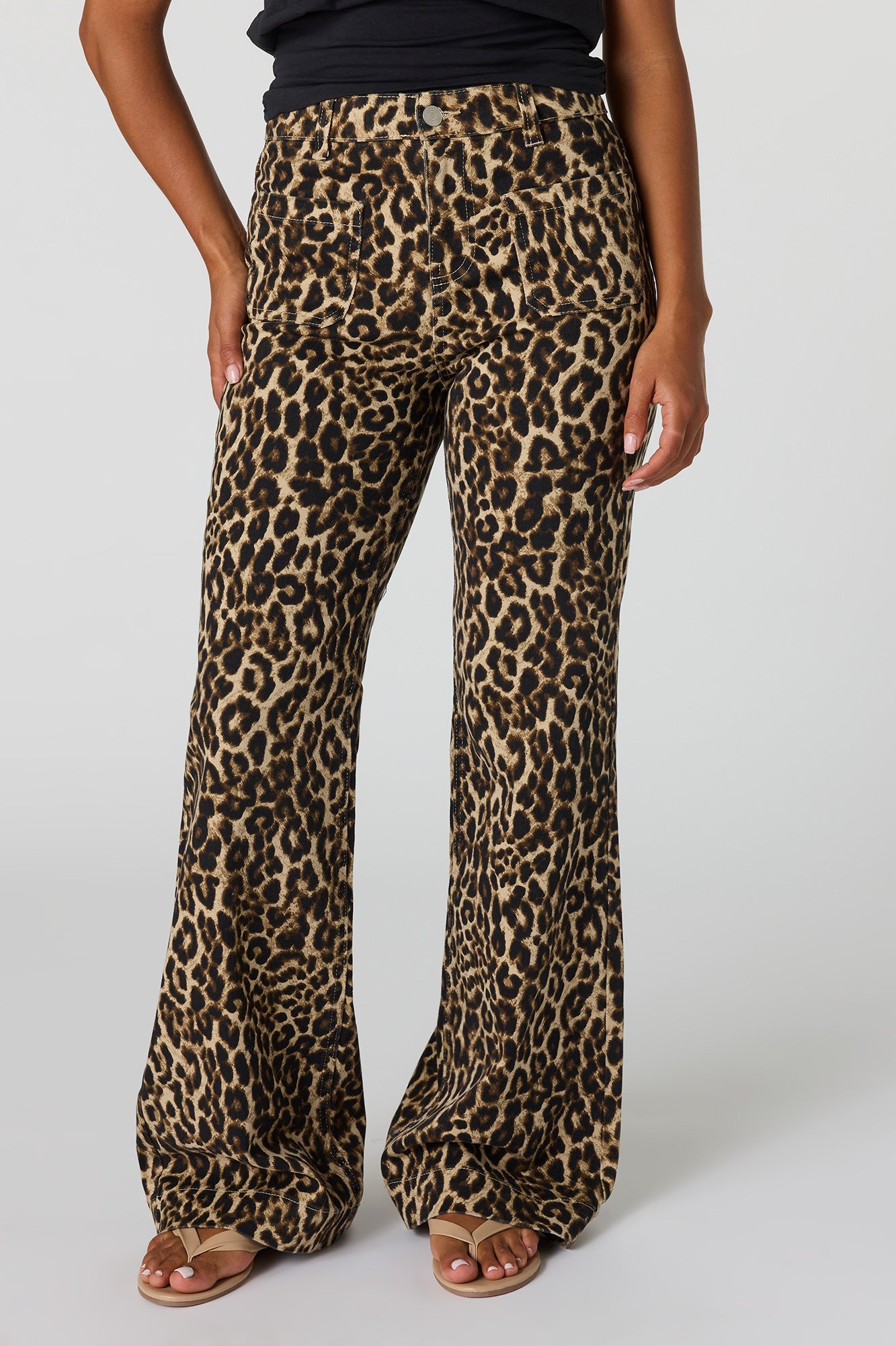 Belted Flare Pant