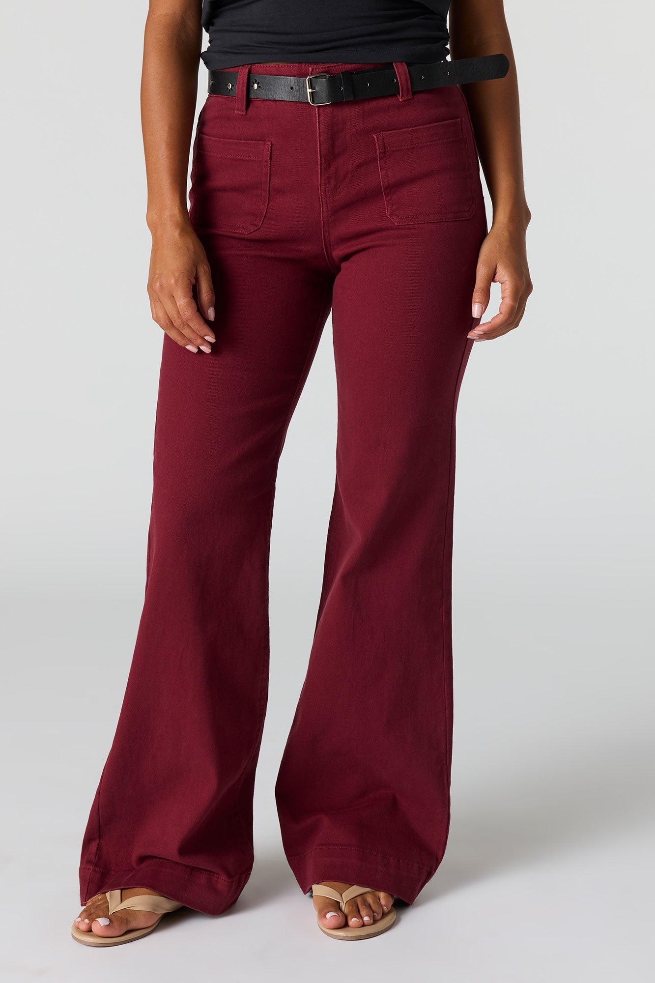 Belted Flare Pant