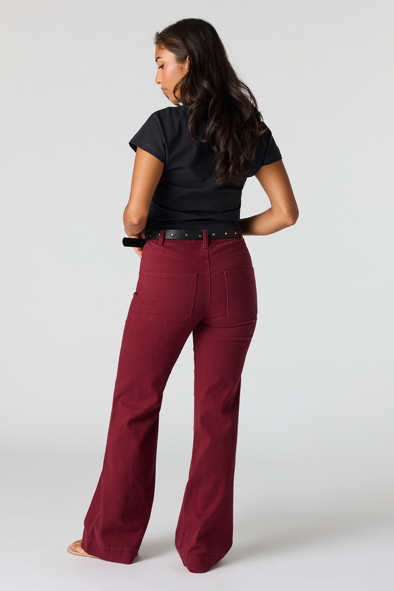 Belted Flare Pant