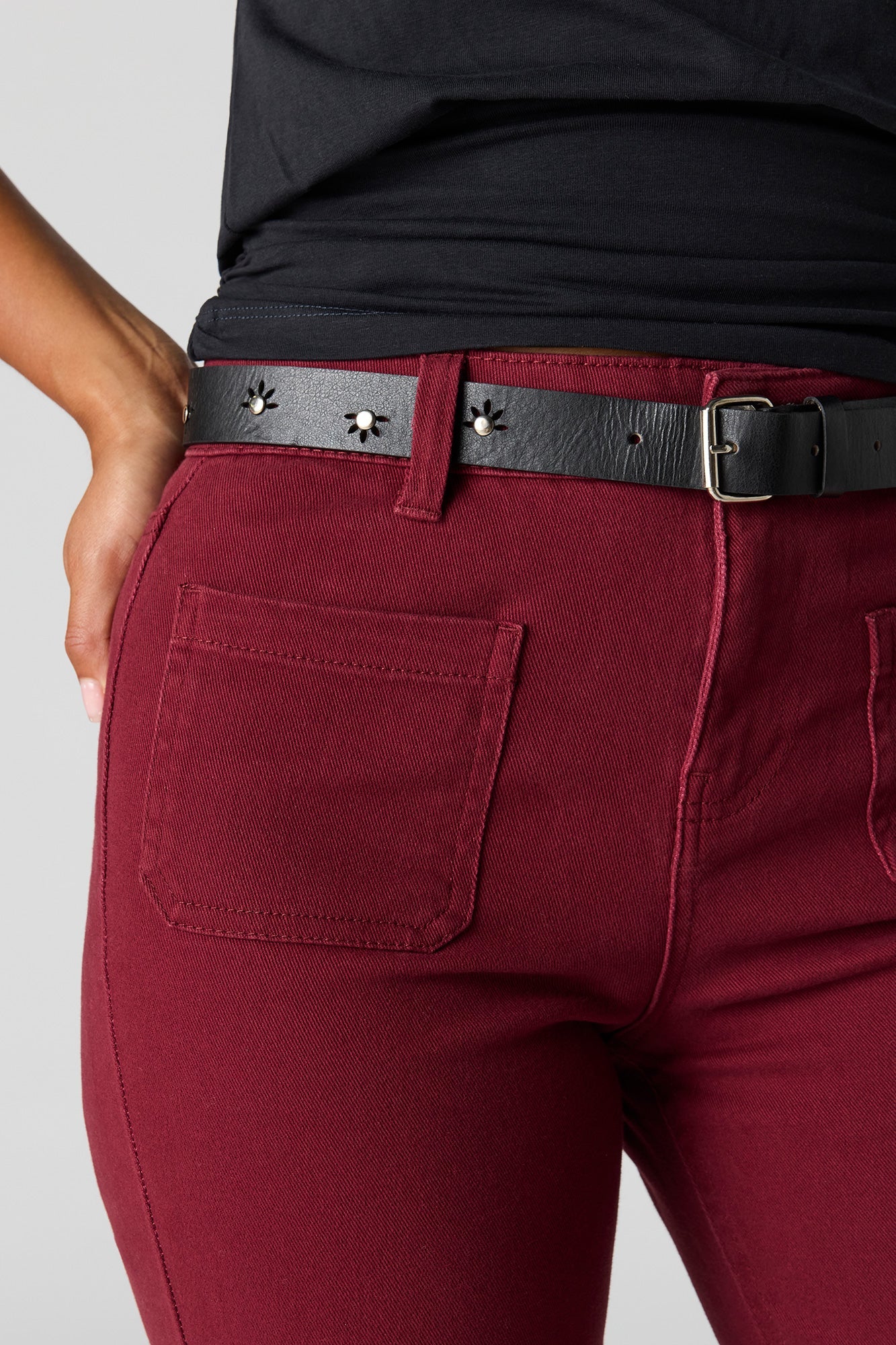 Belted Flare Pant