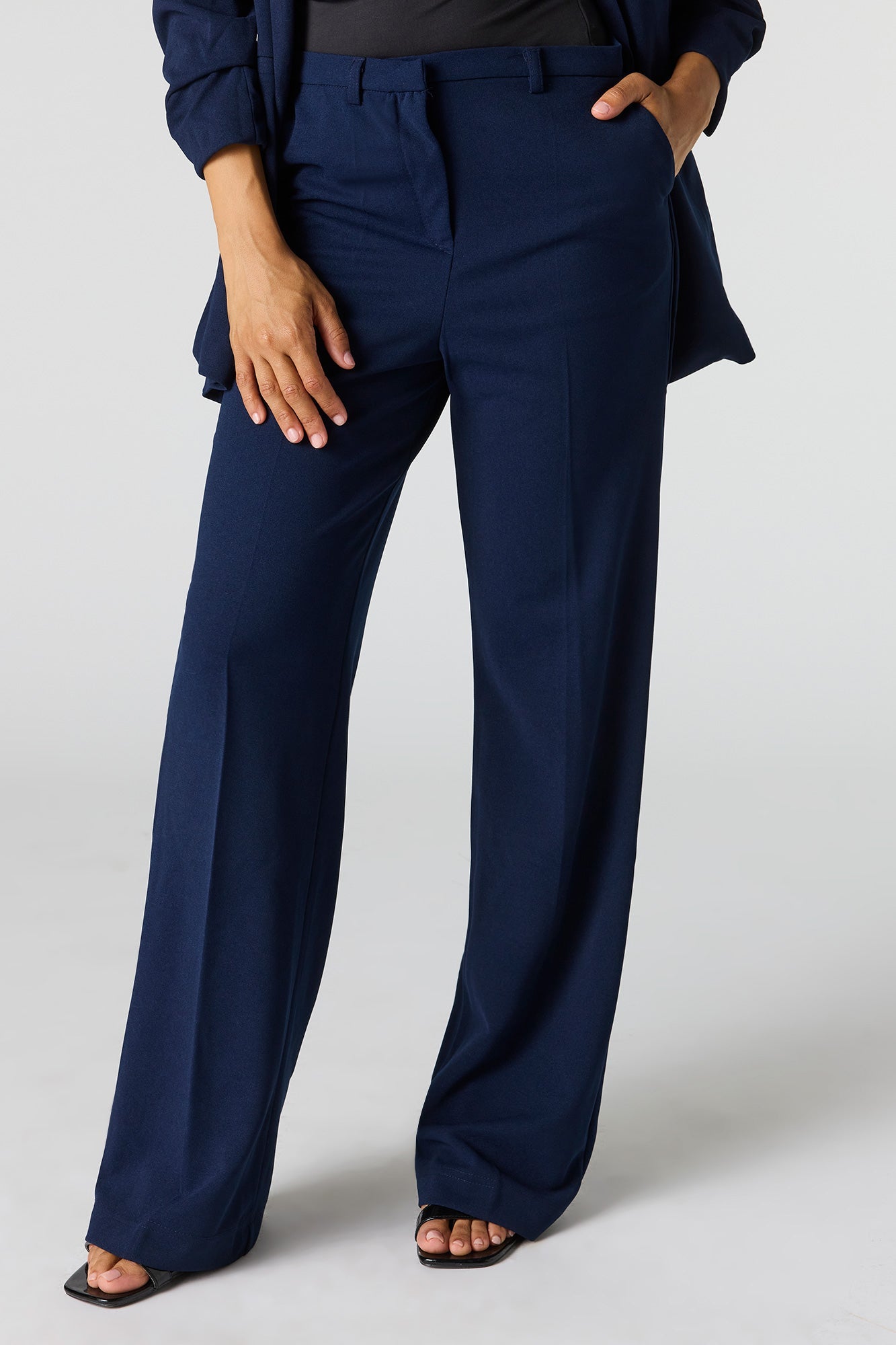 Low Rise Straight Leg Dress Pant