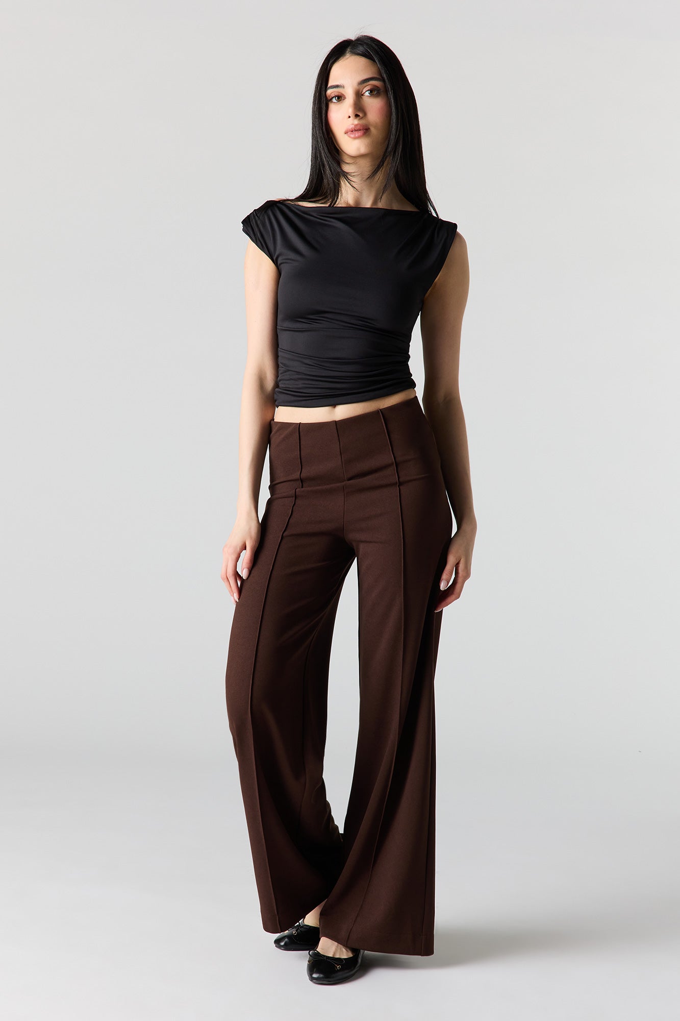 Pintuck Dress Pant