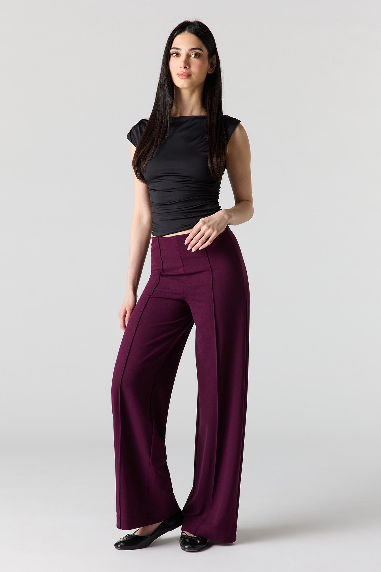 Pintuck Dress Pant