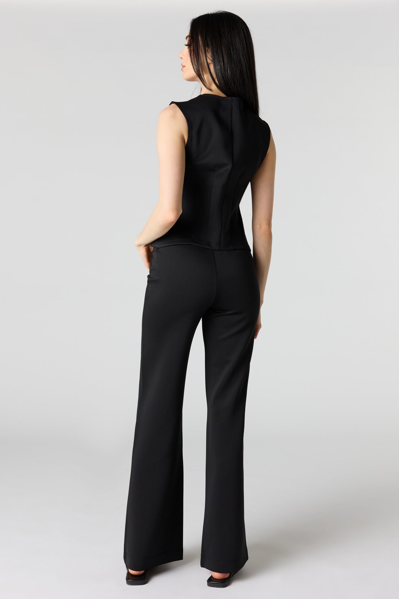 Scuba Wide Leg Dress Pant