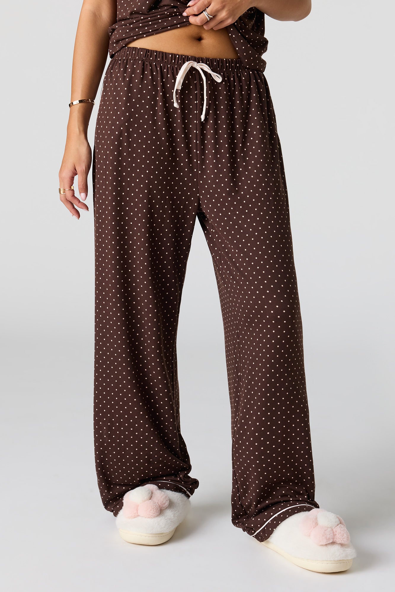 Soft Button-Up Top & Pant Pajama Set