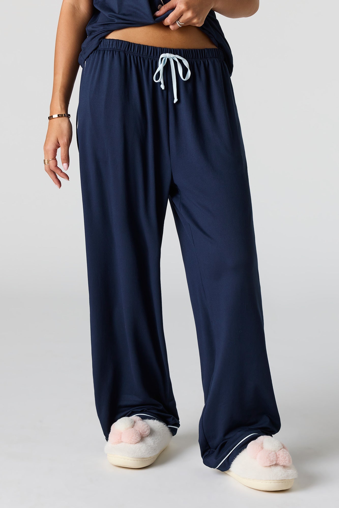 Soft Button-Up Top & Pant Pajama Set
