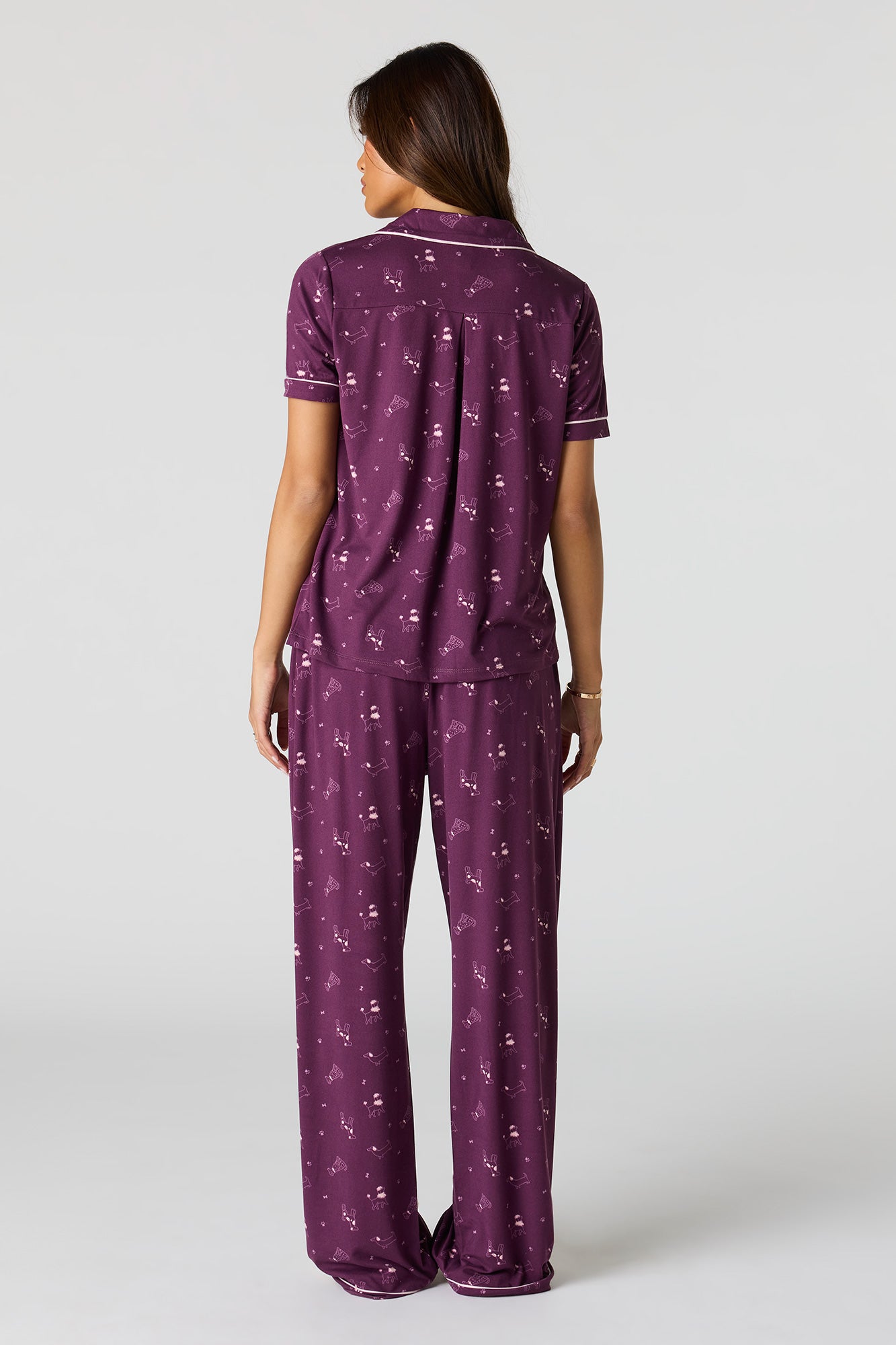Soft Button-Up Top & Pant Pajama Set