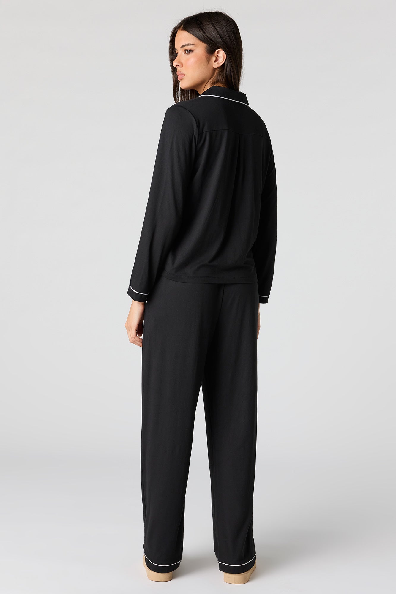 Button-Up Top & Pant Pajama Set