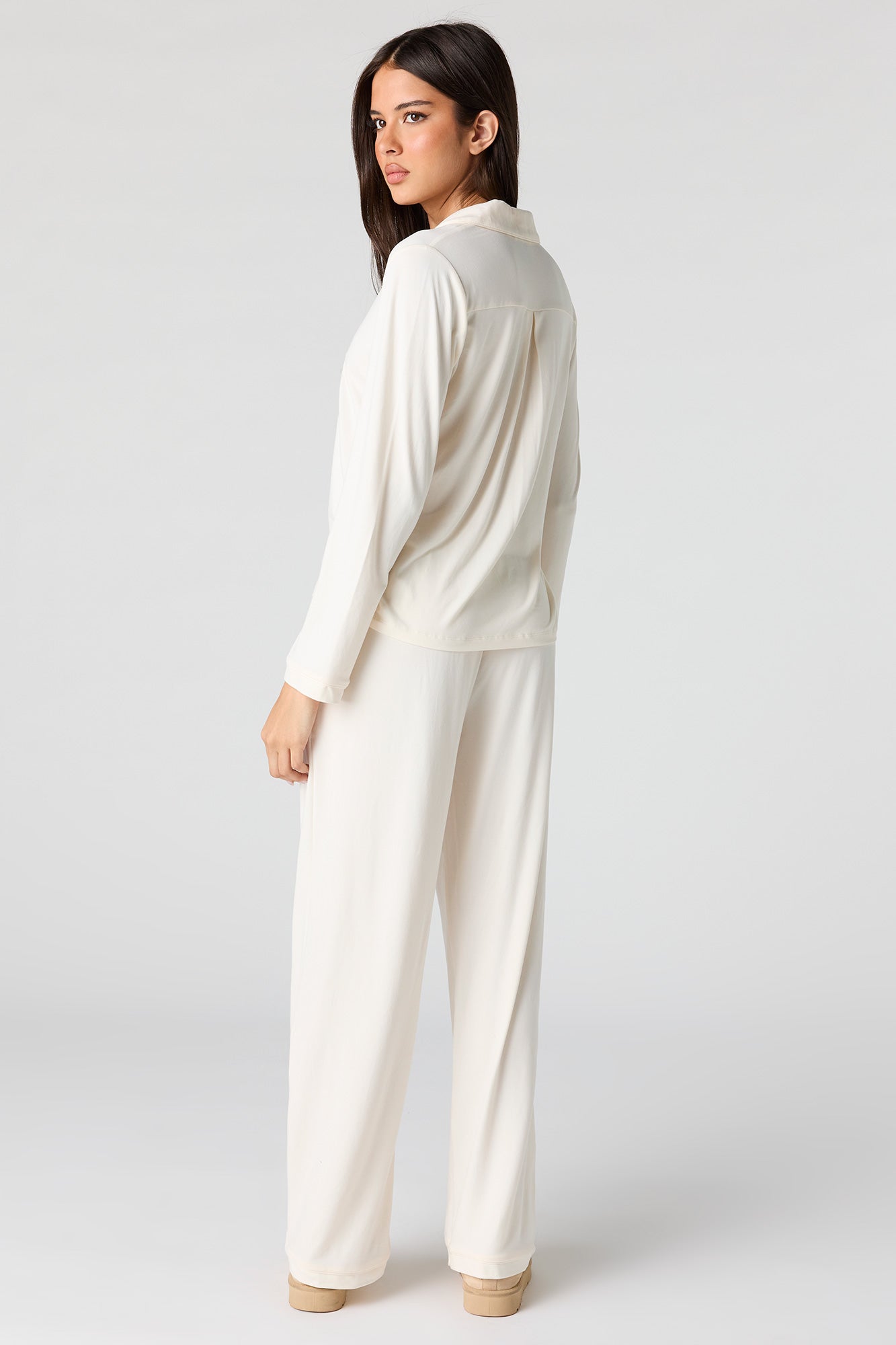 Button-Up Top & Pant Pajama Set