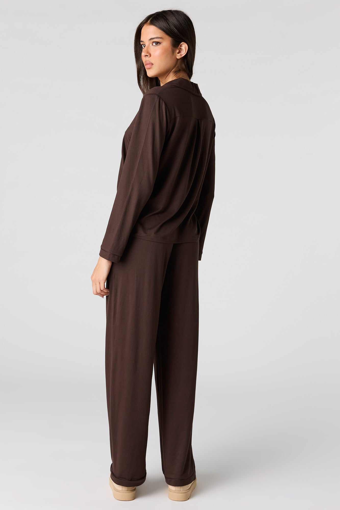 Button-Up Top & Pant Pajama Set