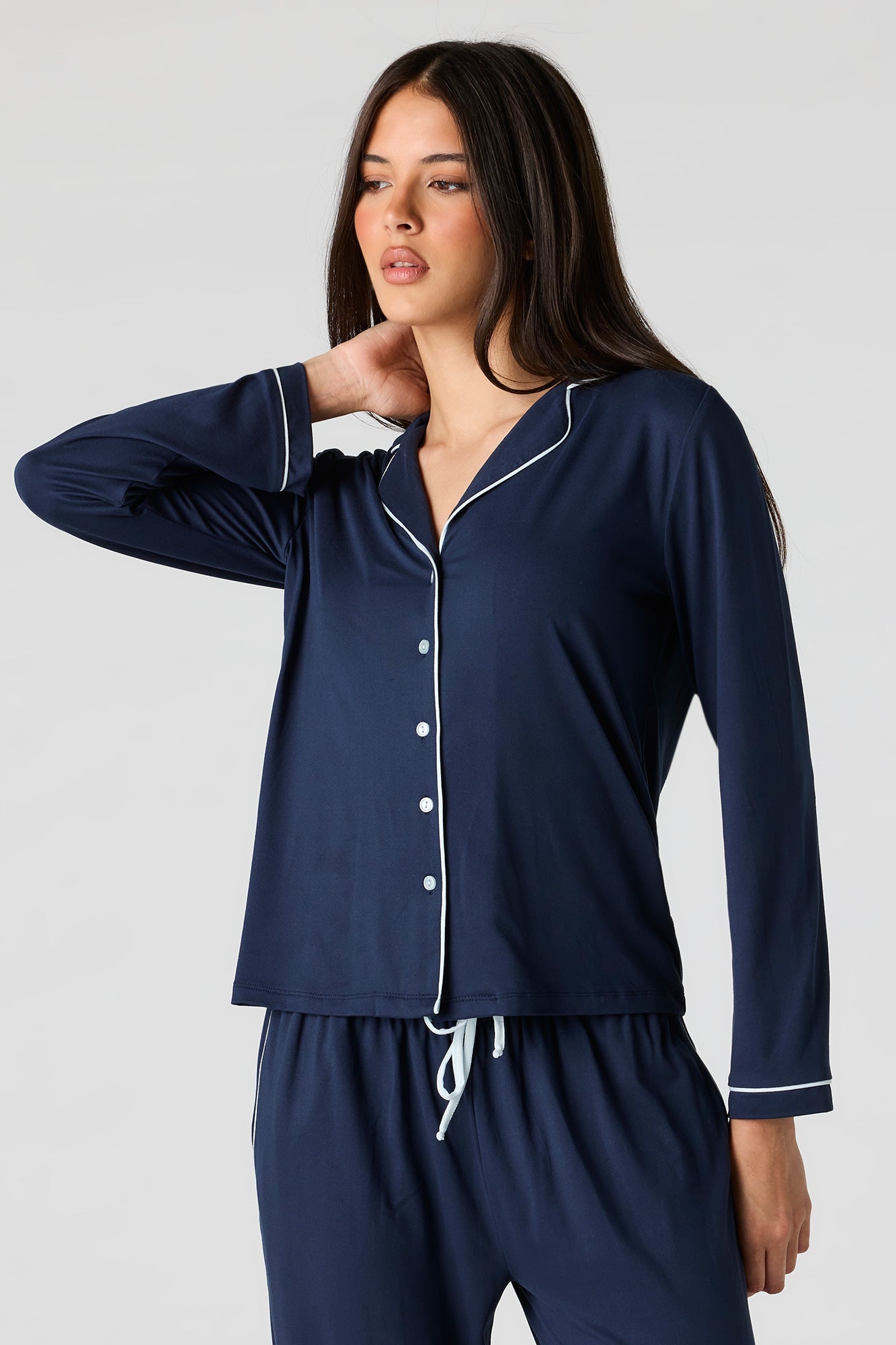 Button-Up Top & Pant Pajama Set