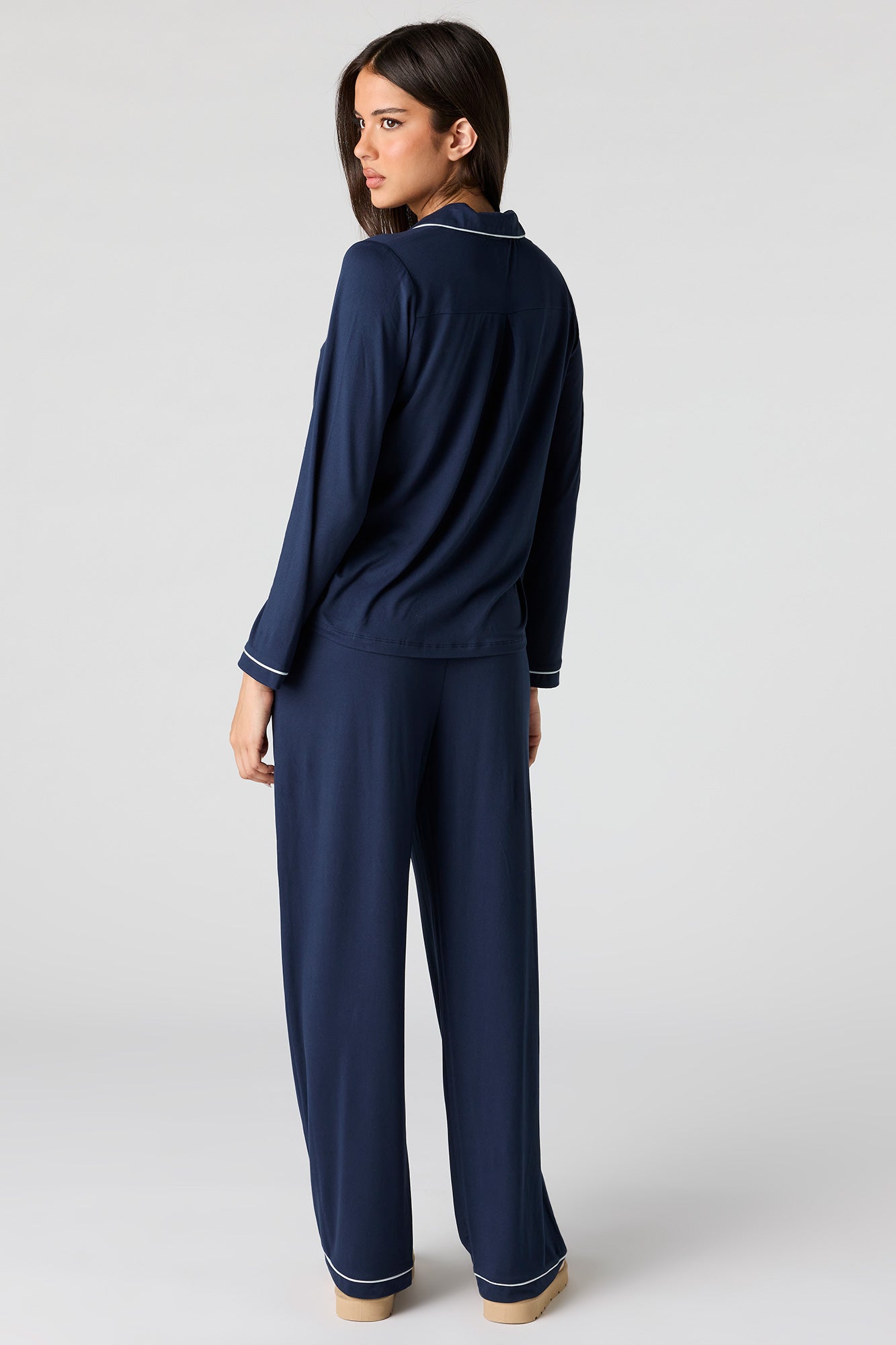 Button-Up Top & Pant Pajama Set