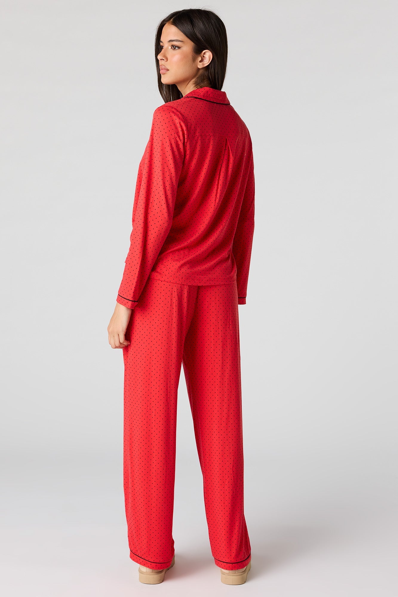 Button-Up Top & Pant Pajama Set