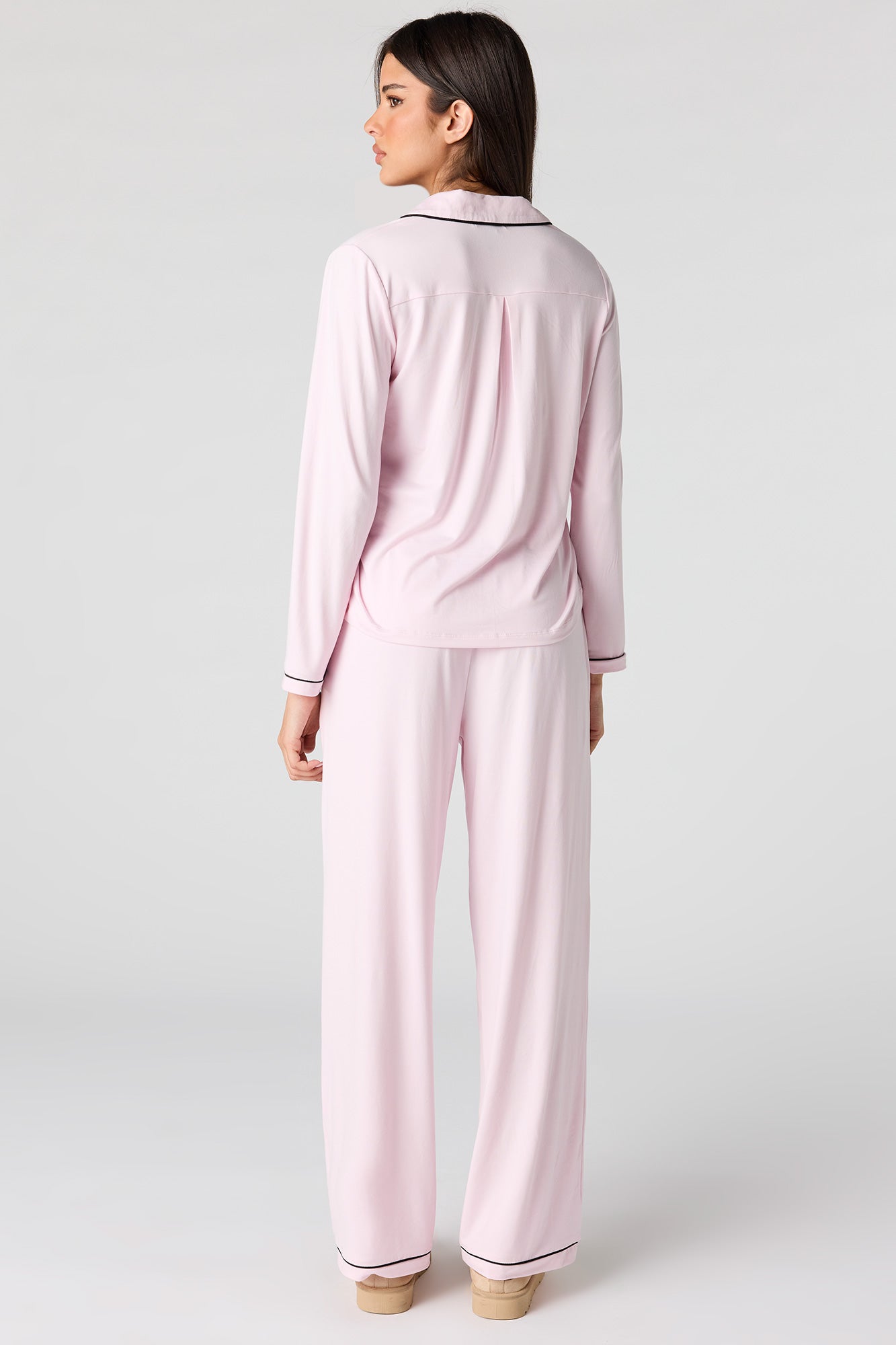 Button-Up Top & Pant Pajama Set