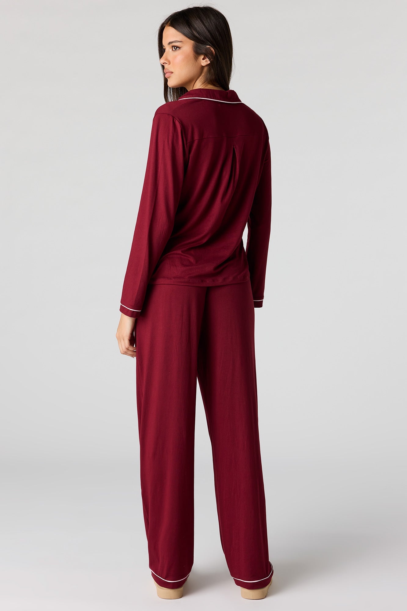 Button-Up Top & Pant Pajama Set