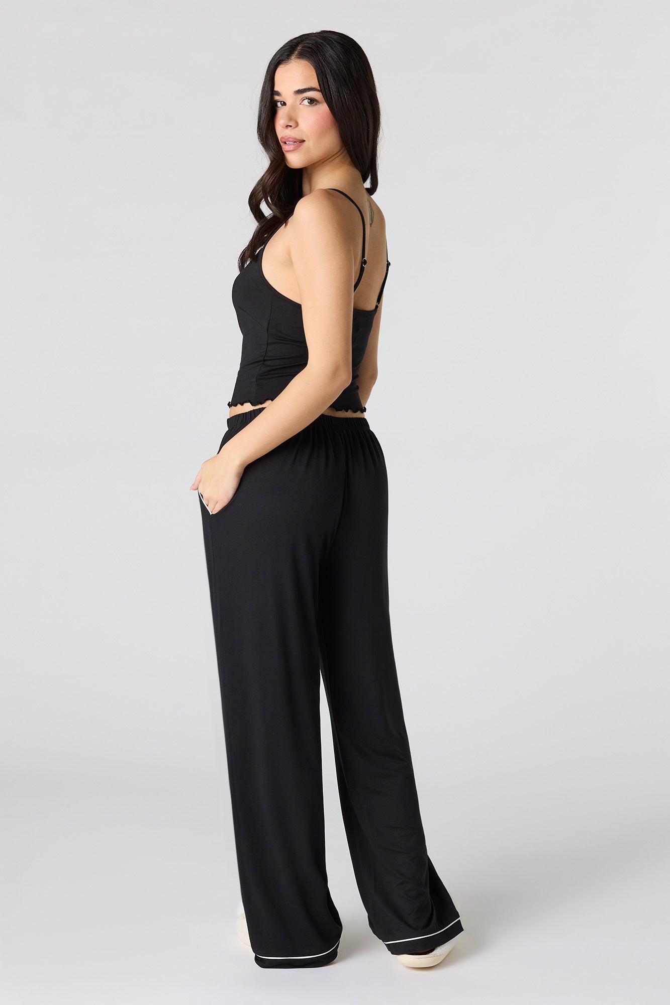 Lace Tank & Pant Pajama Set