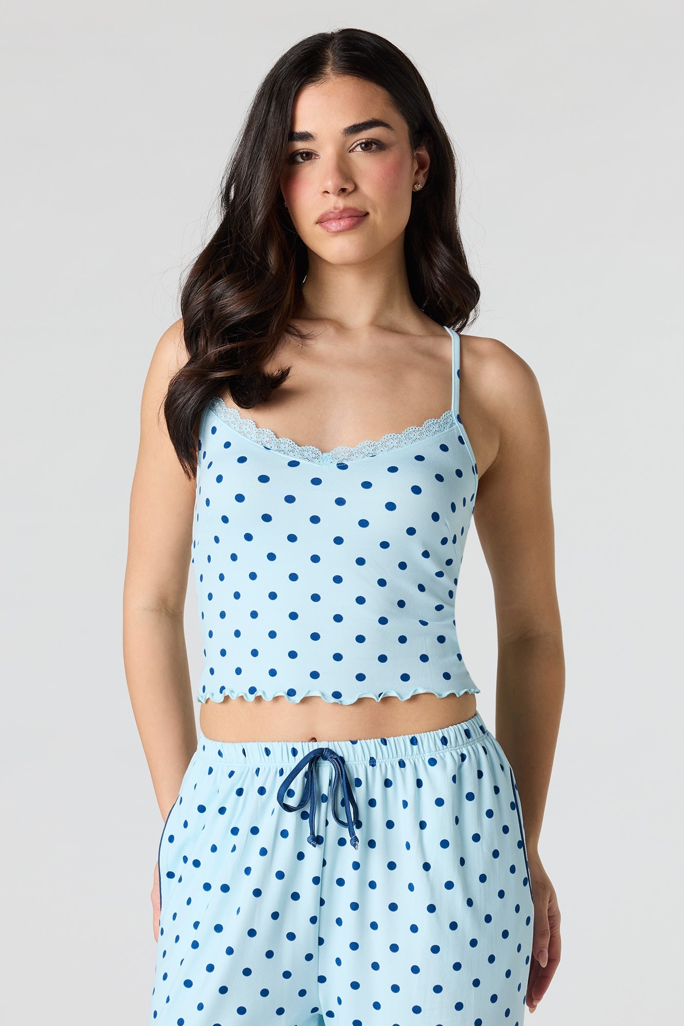 Lace Tank & Pant Pajama Set