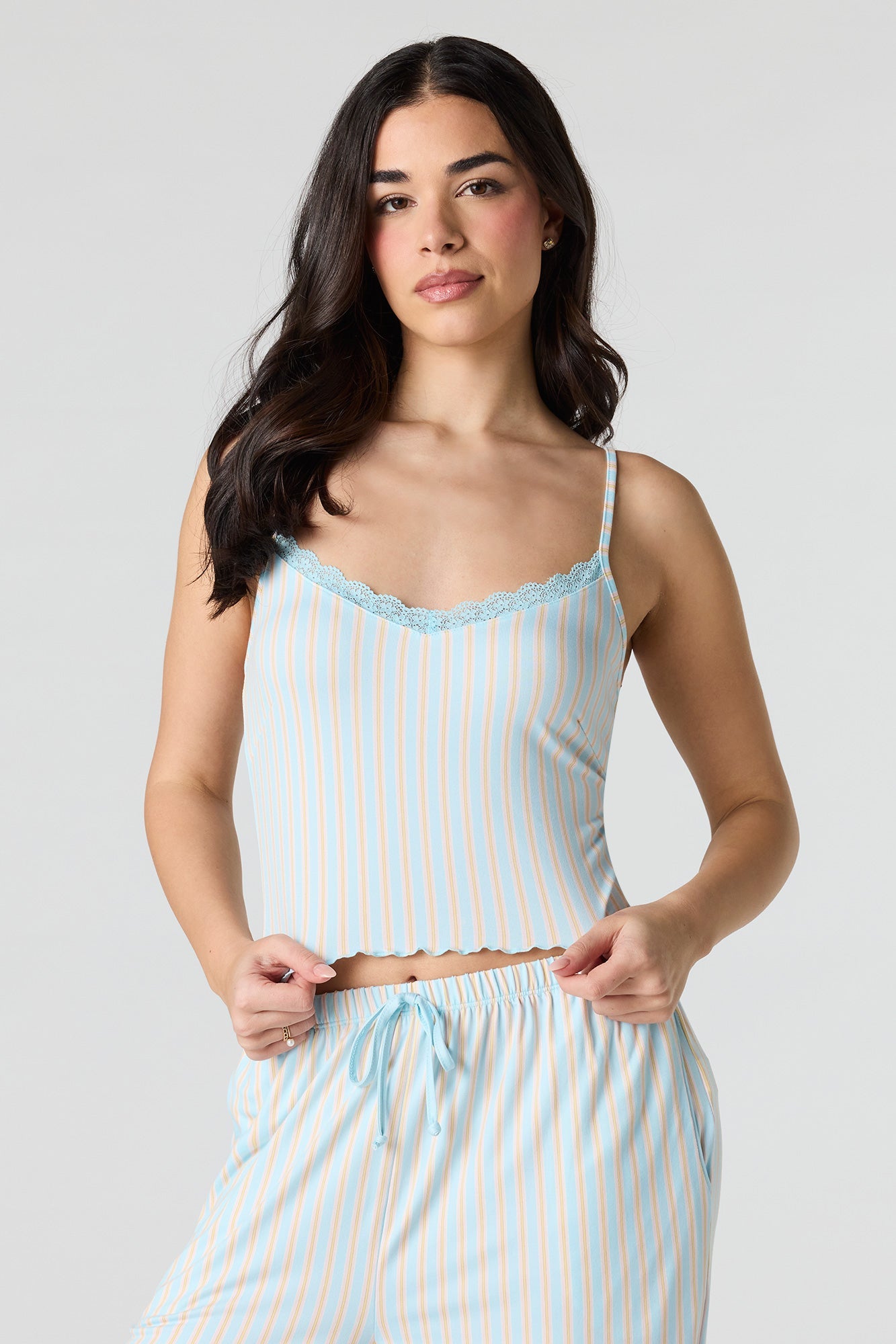 Lace Tank & Pant Pajama Set