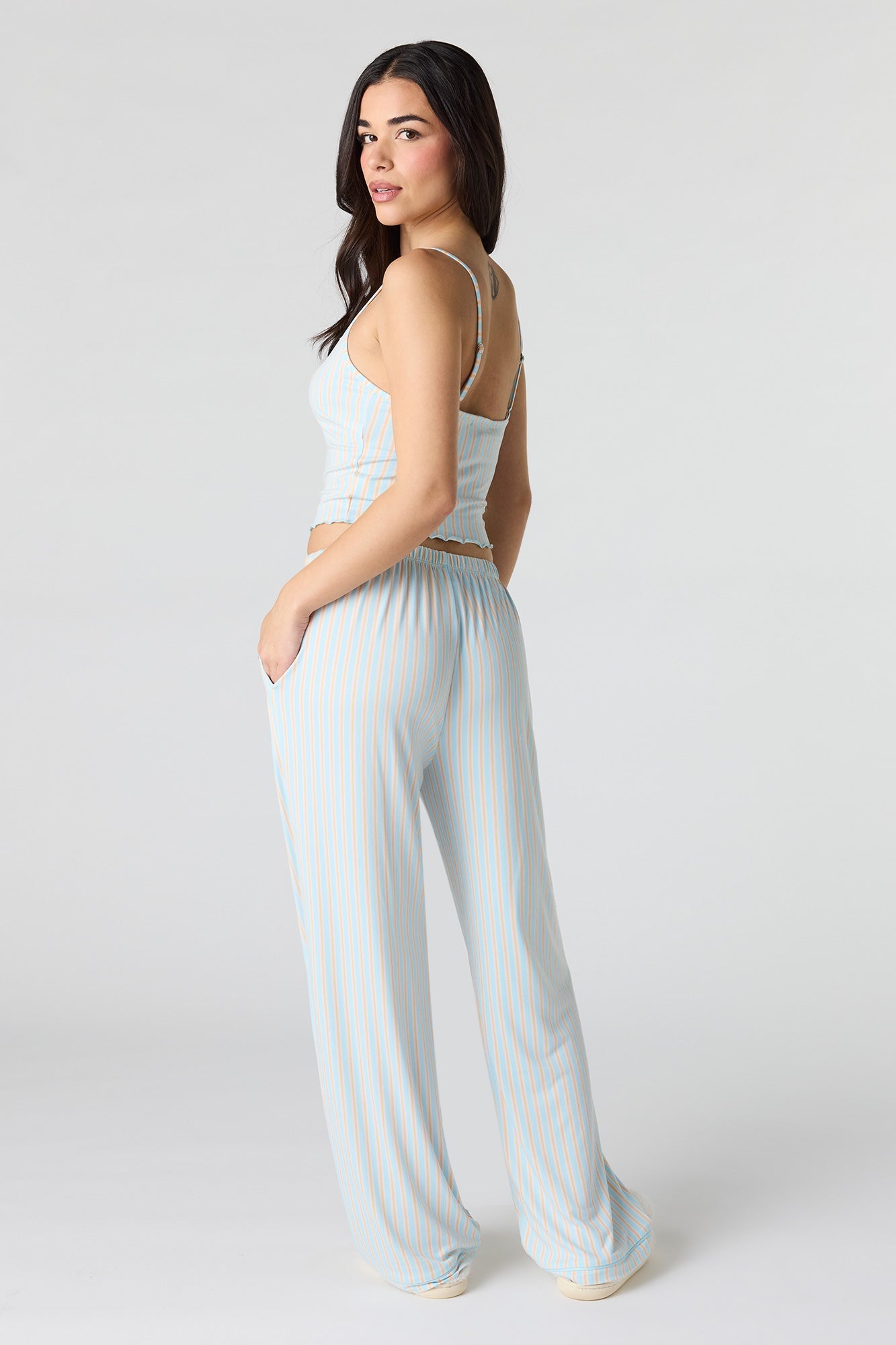 Lace Tank & Pant Pajama Set