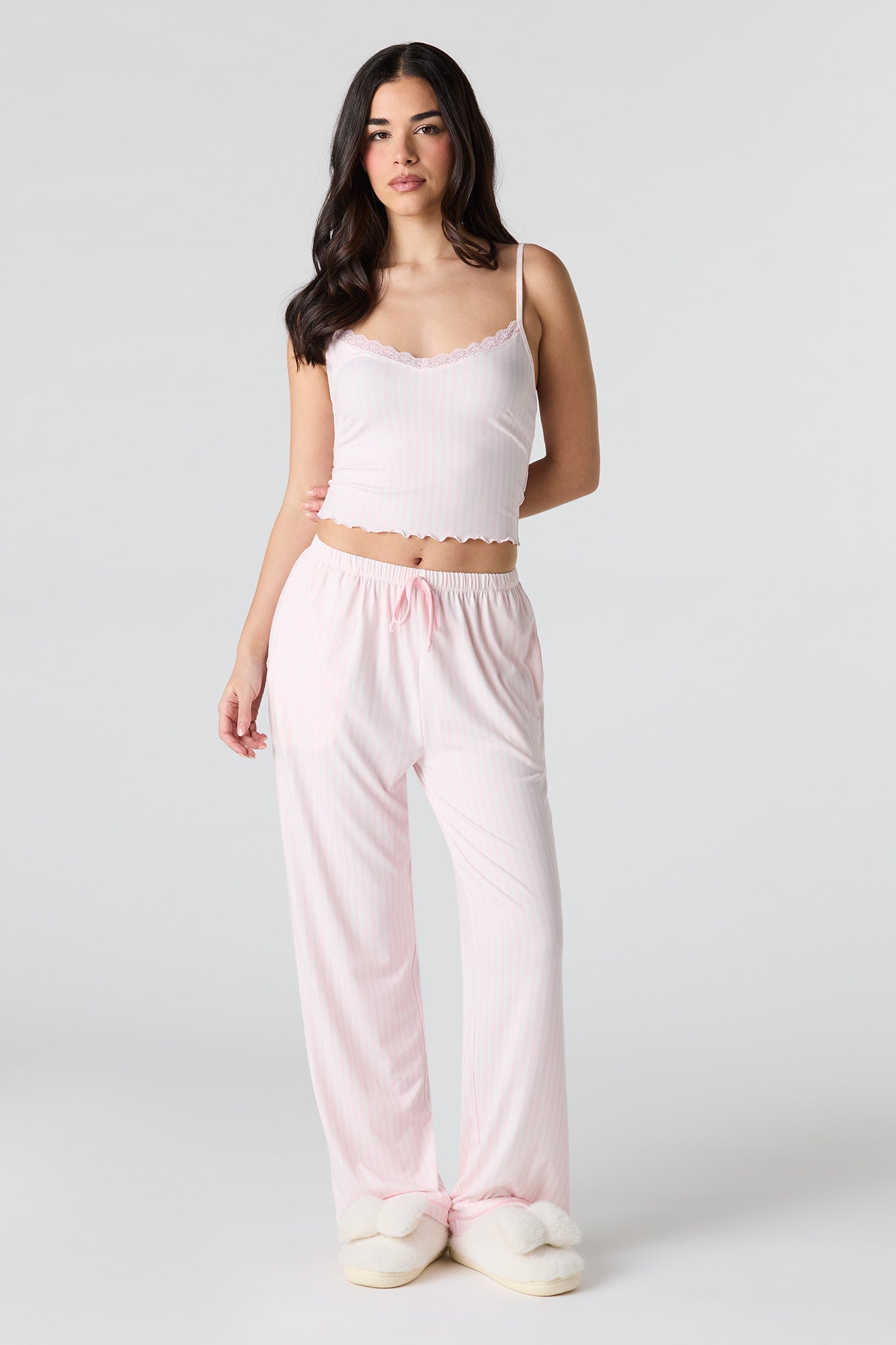 Lace Tank & Pant Pajama Set