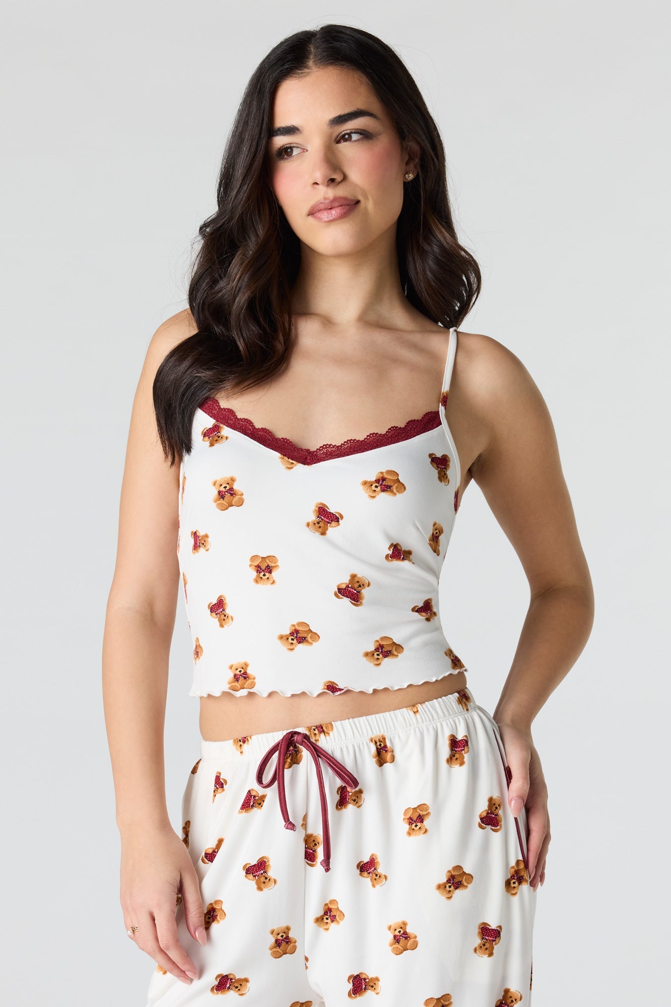 Lace Tank & Pant Pajama Set