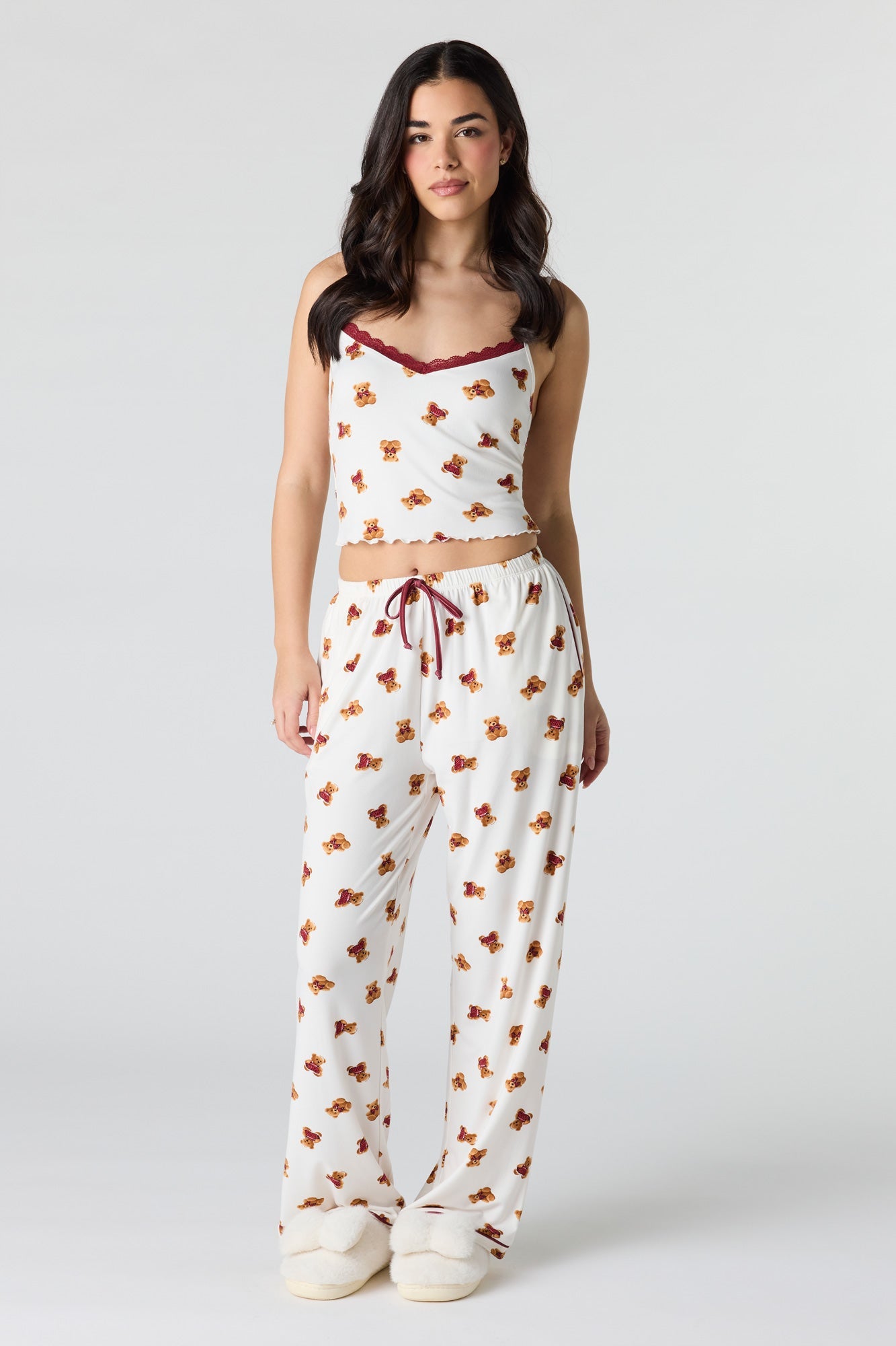 Lace Tank & Pant Pajama Set