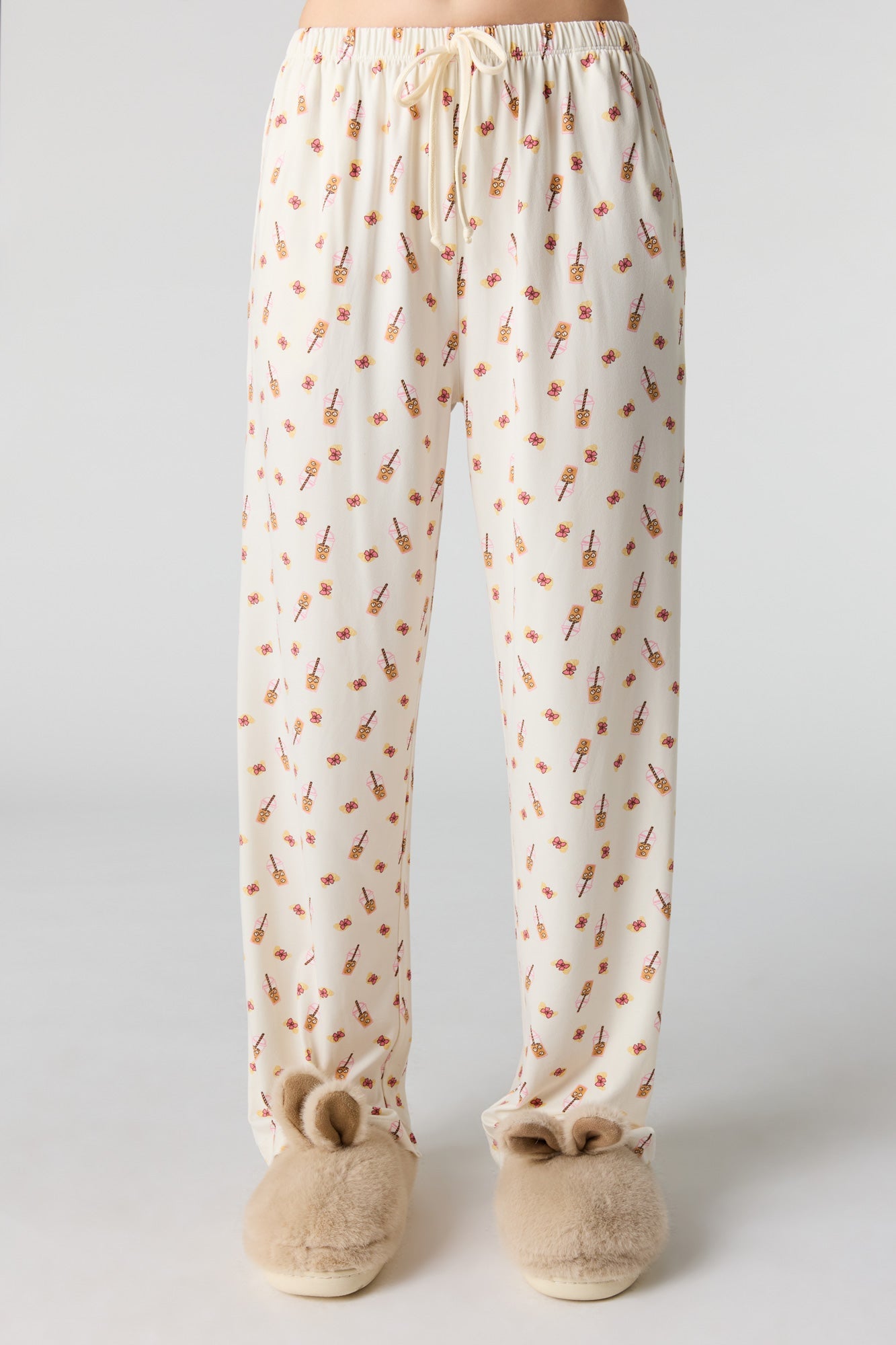 Button-Up Collared Top & Pajama Pant & Short Set (3 Pieces)
