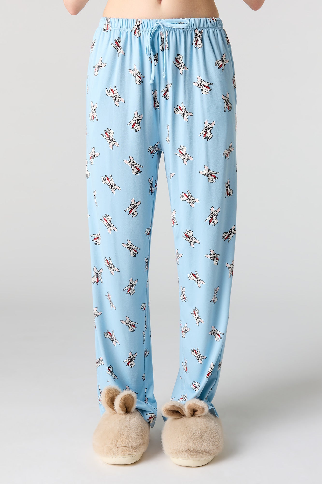 Button-Up Collared Top & Pajama Pant & Short Set (3 Pieces)