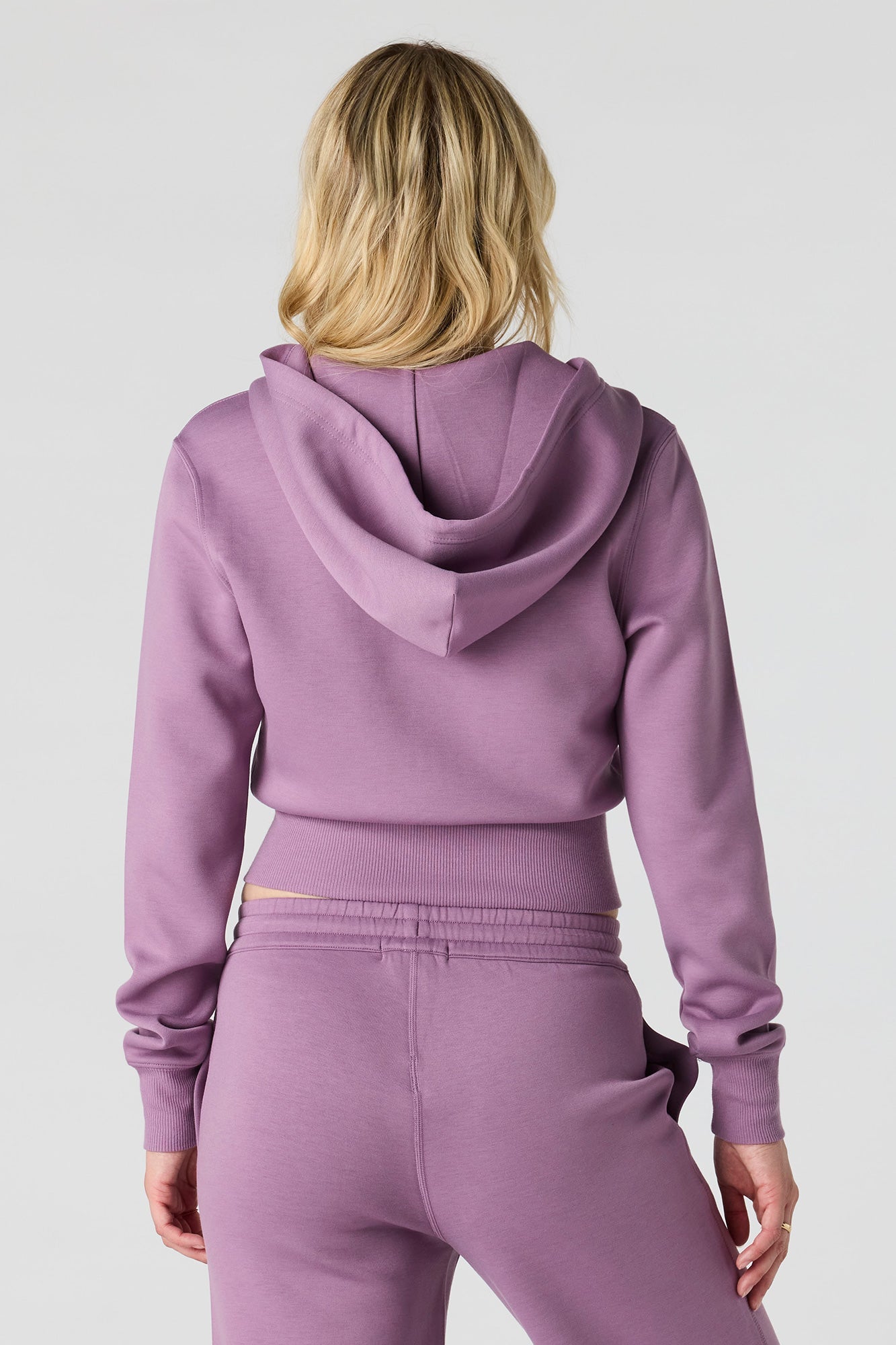 Luxe Scuba Zip Hoodie