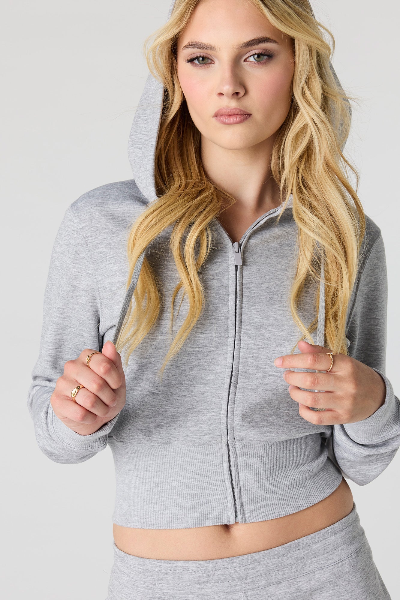 Luxe Scuba Zip Hoodie