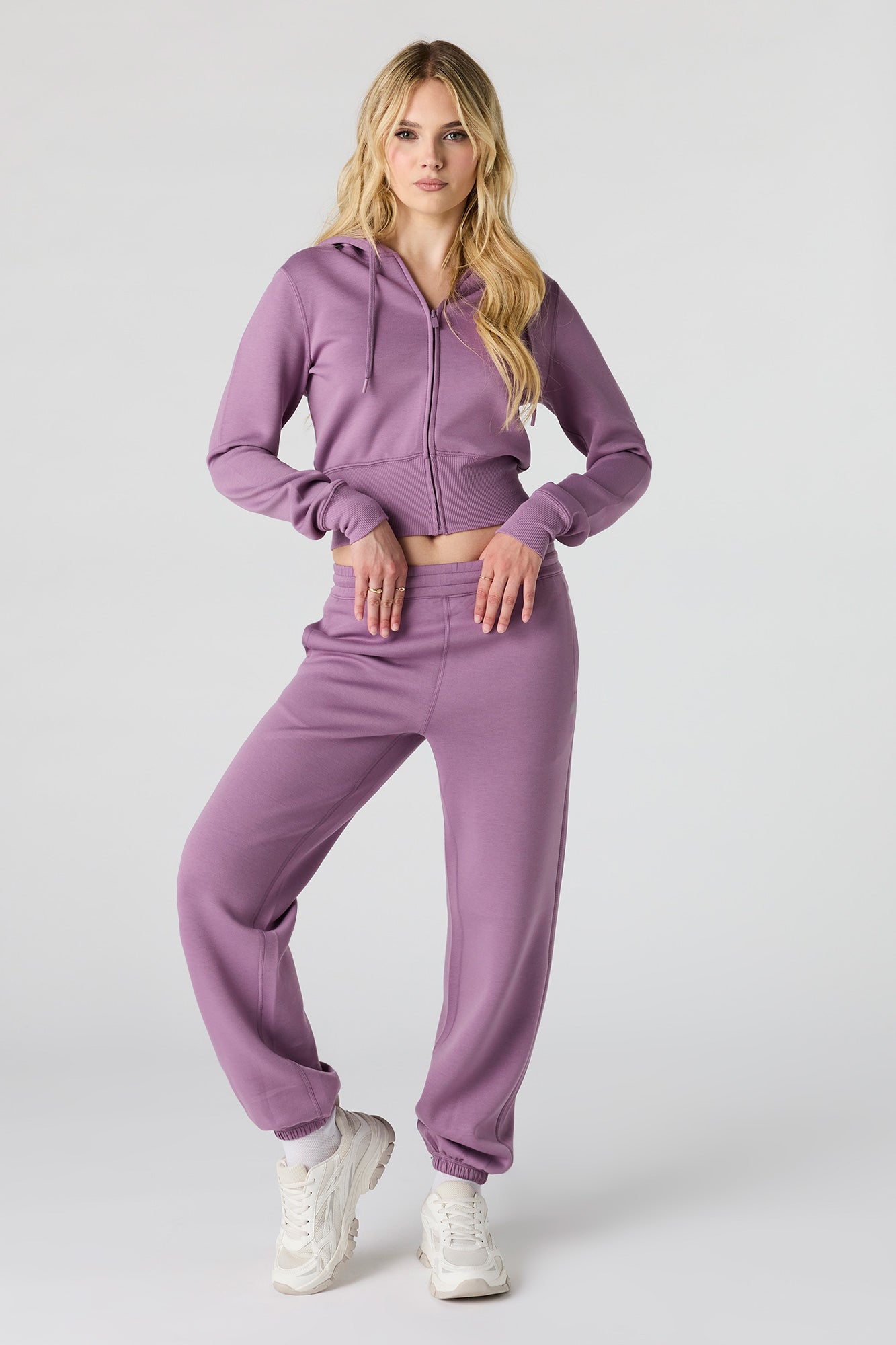 Luxe Scuba Zip Hoodie