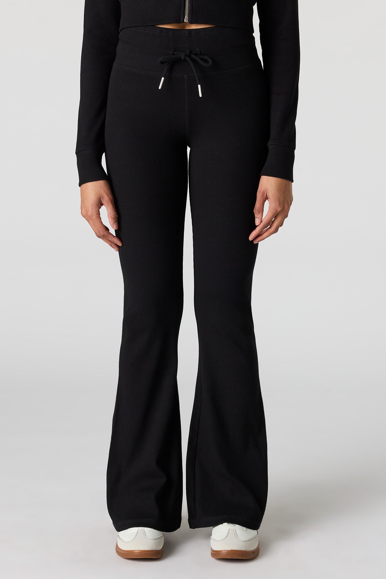Ribbed Straight Leg Pant