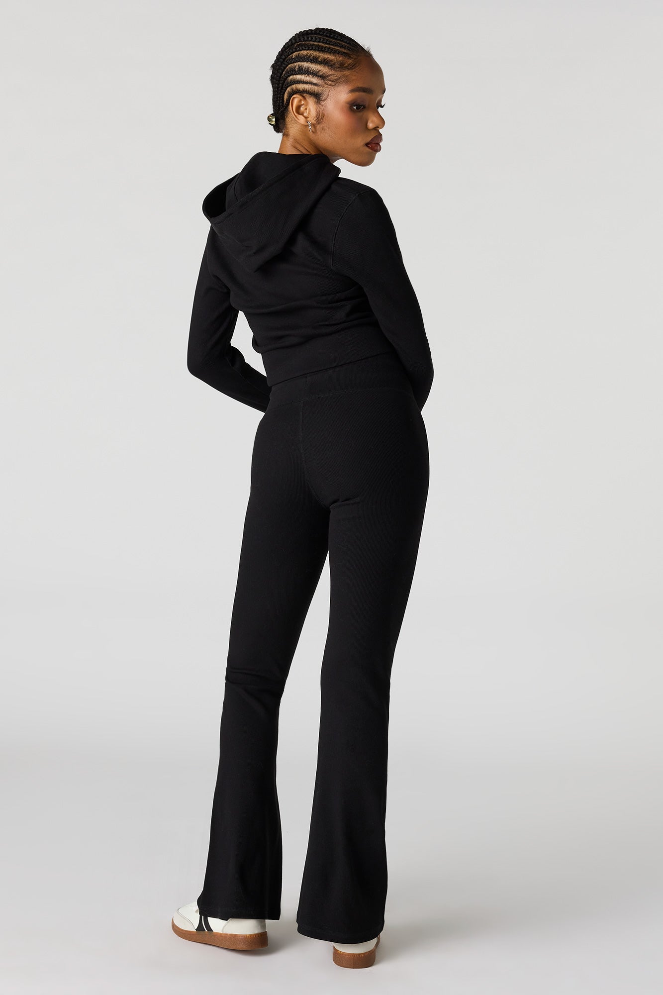 Ribbed Straight Leg Pant