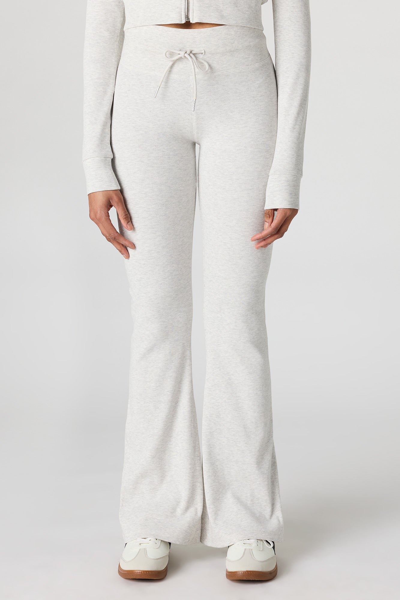 Ribbed Straight Leg Pant