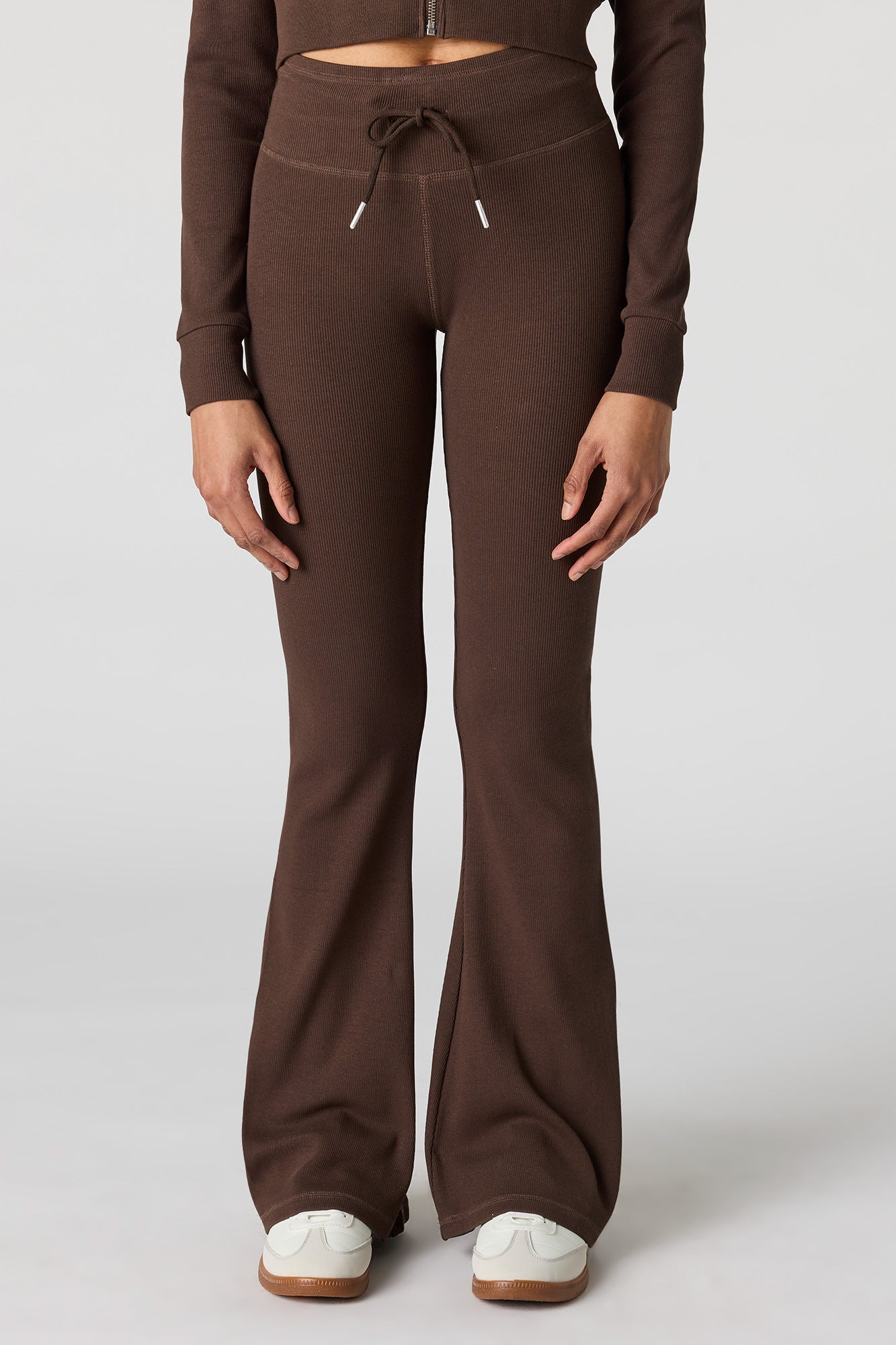 Ribbed Straight Leg Pant