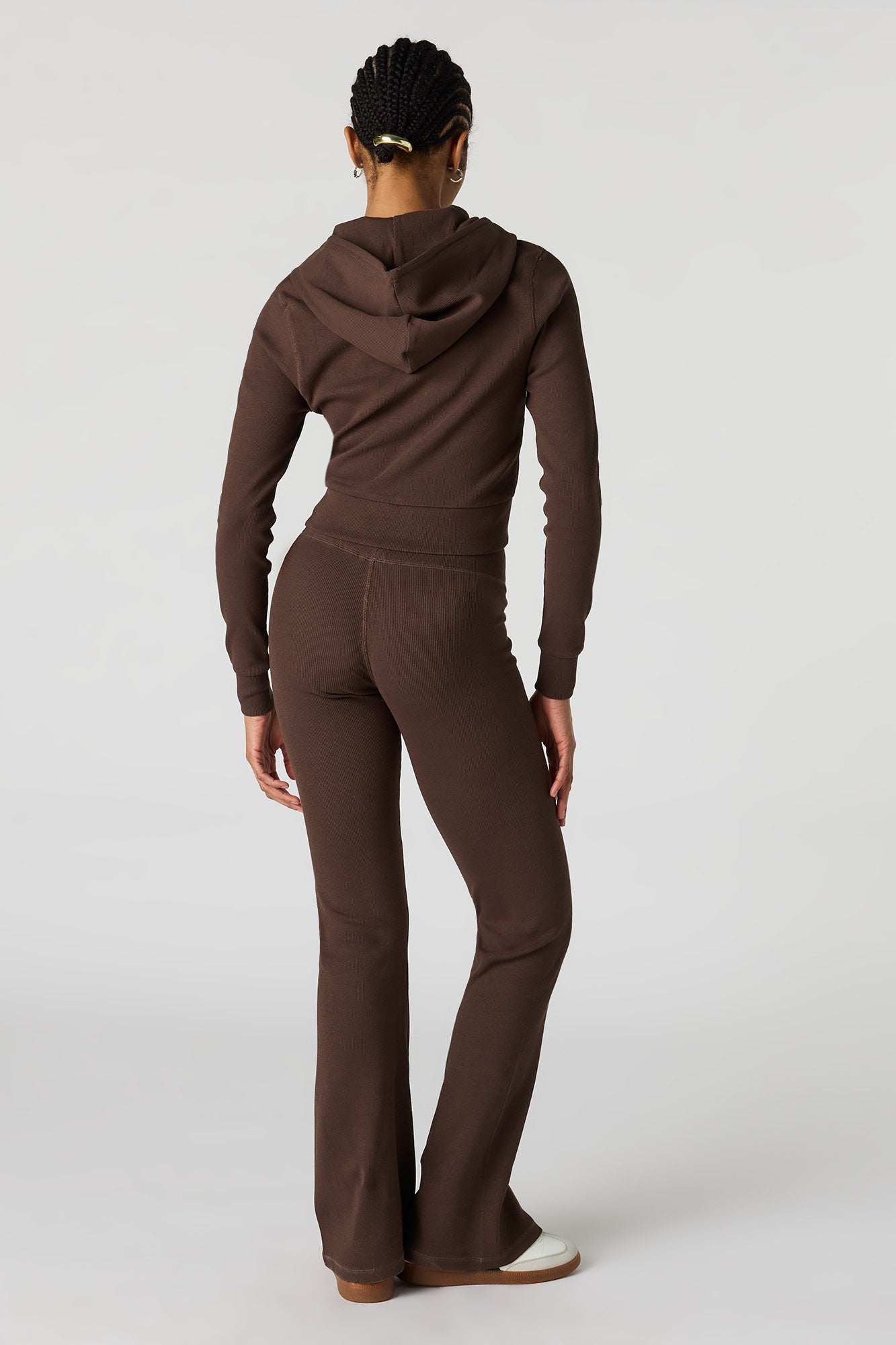 Ribbed Straight Leg Pant