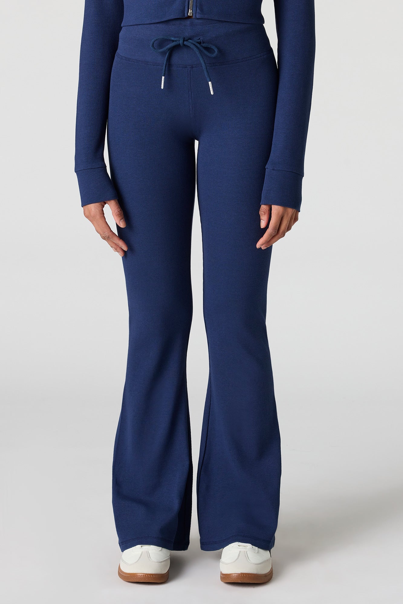 Ribbed Straight Leg Pant