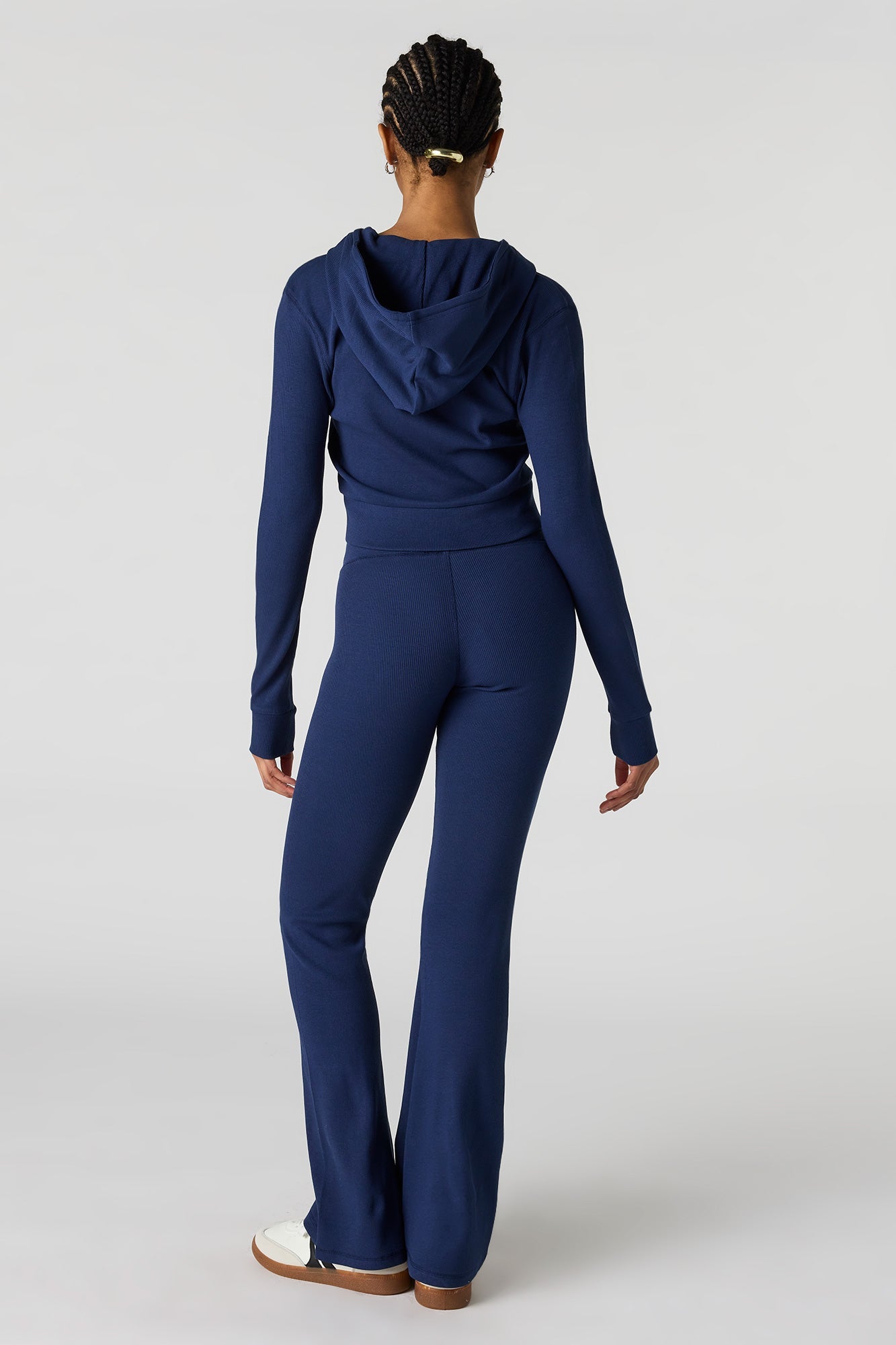 Ribbed Straight Leg Pant
