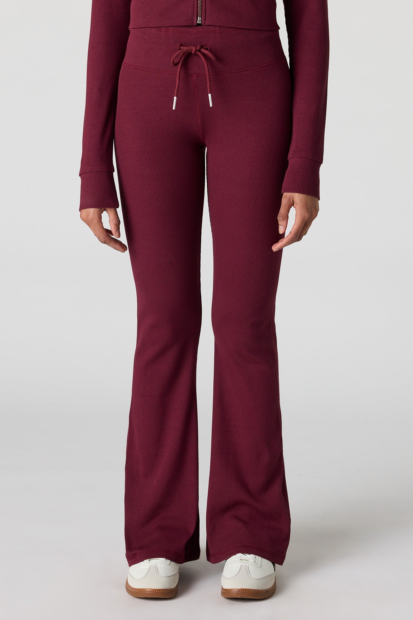 Ribbed Straight Leg Pant