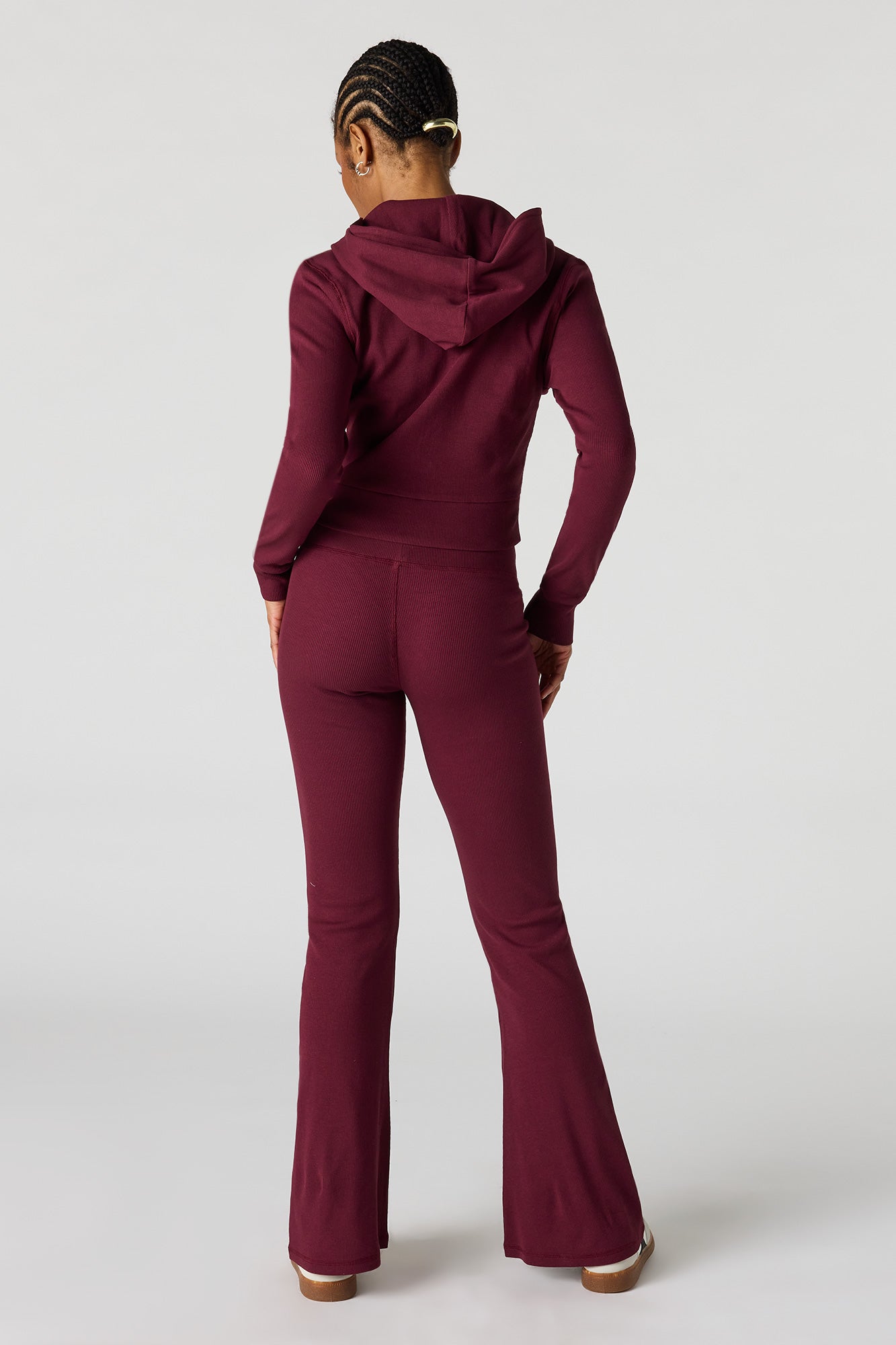 Ribbed Straight Leg Pant