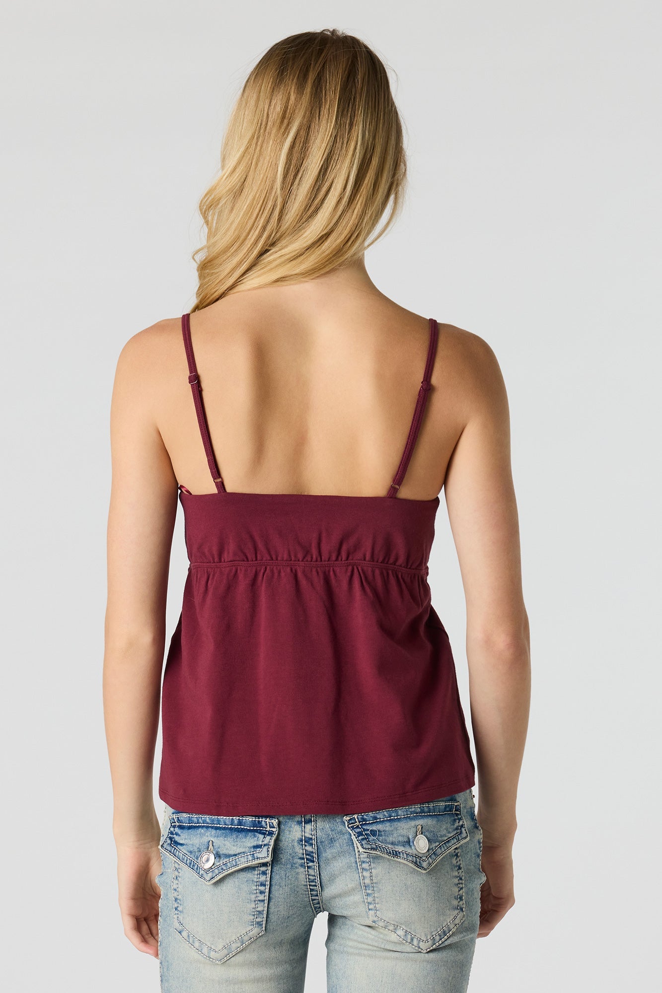 V-Neck Babydoll Tank