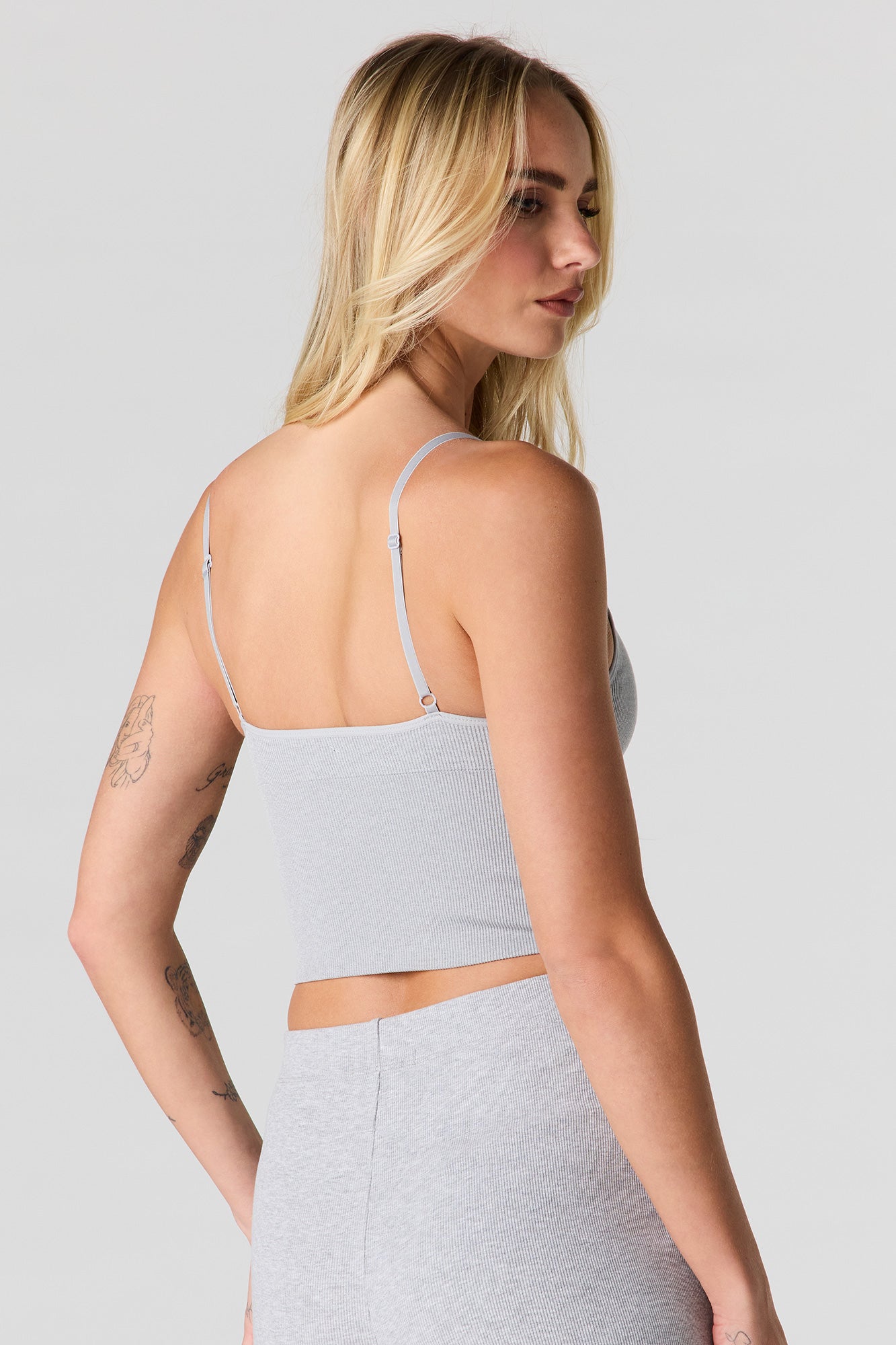 Braless Ribbed Seamless Tank