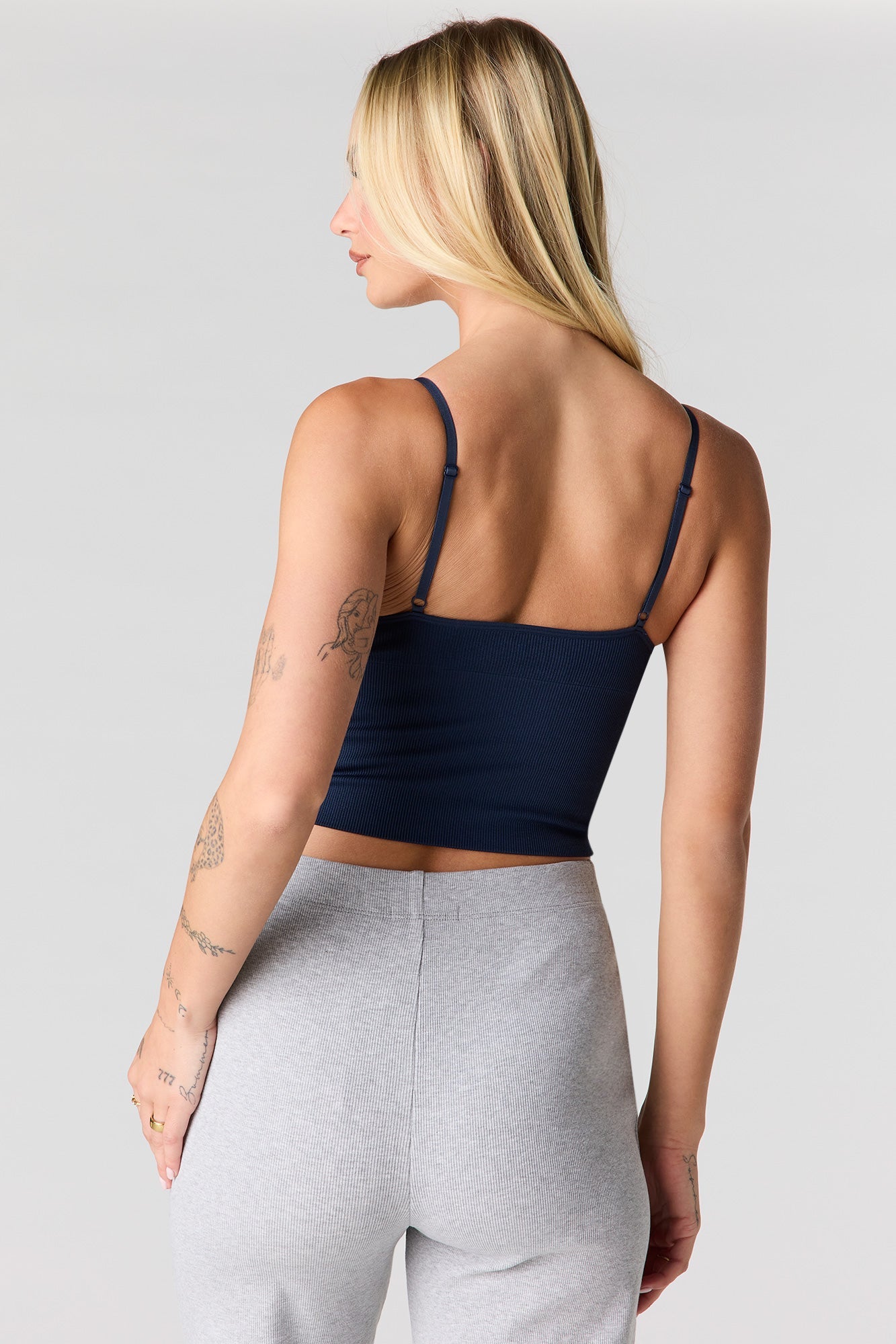 Braless Ribbed Seamless Tank